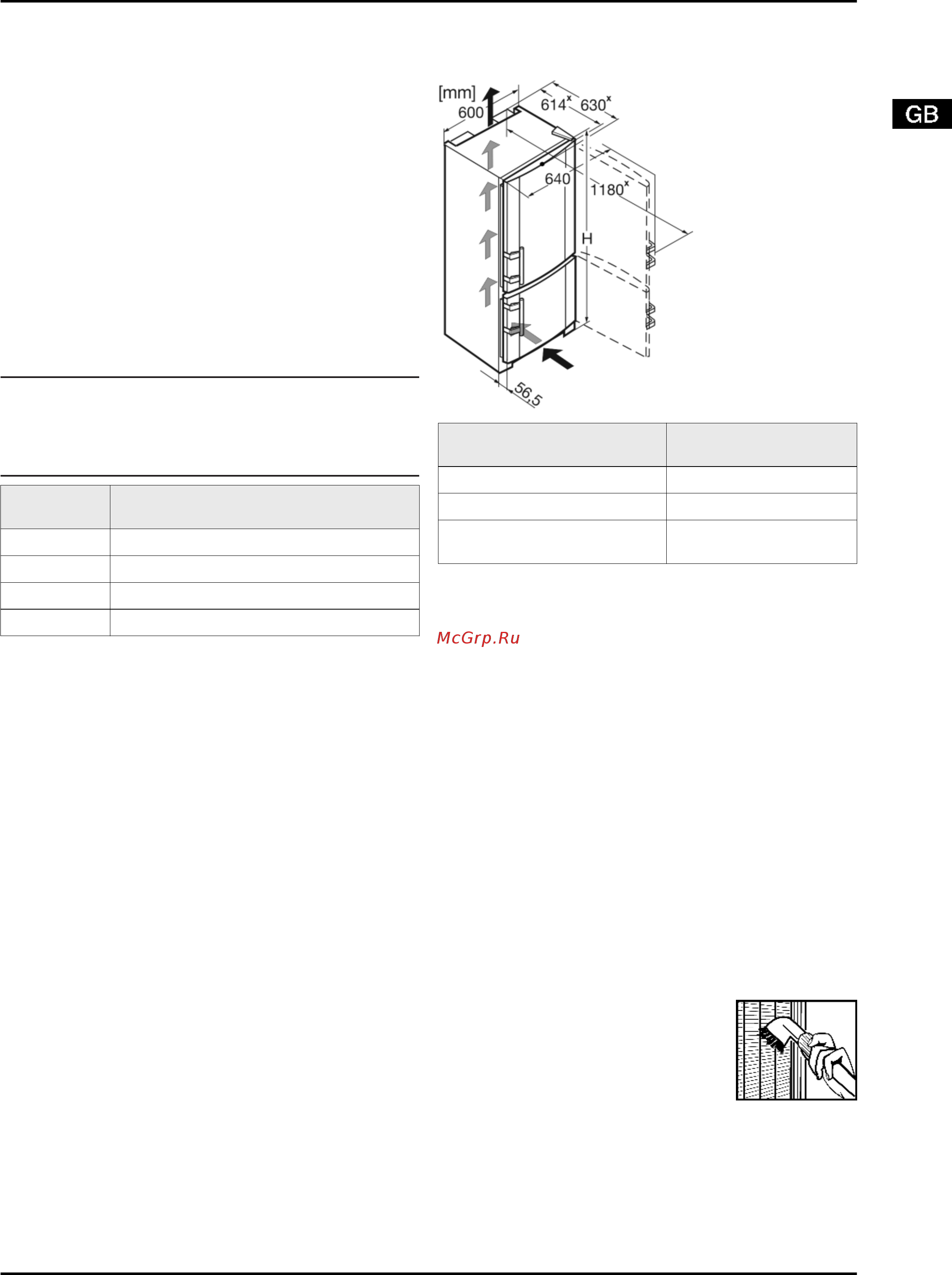 Liebherr CN 4023 [3/16] External dimensions of the appli ance