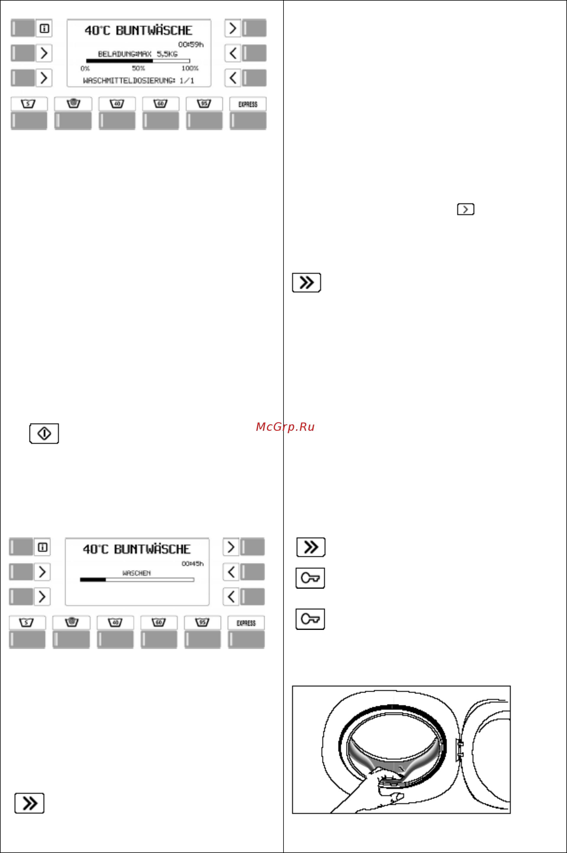 Schulthess Spirit XLI 5536.2 C белая [10/21] Отмена программы