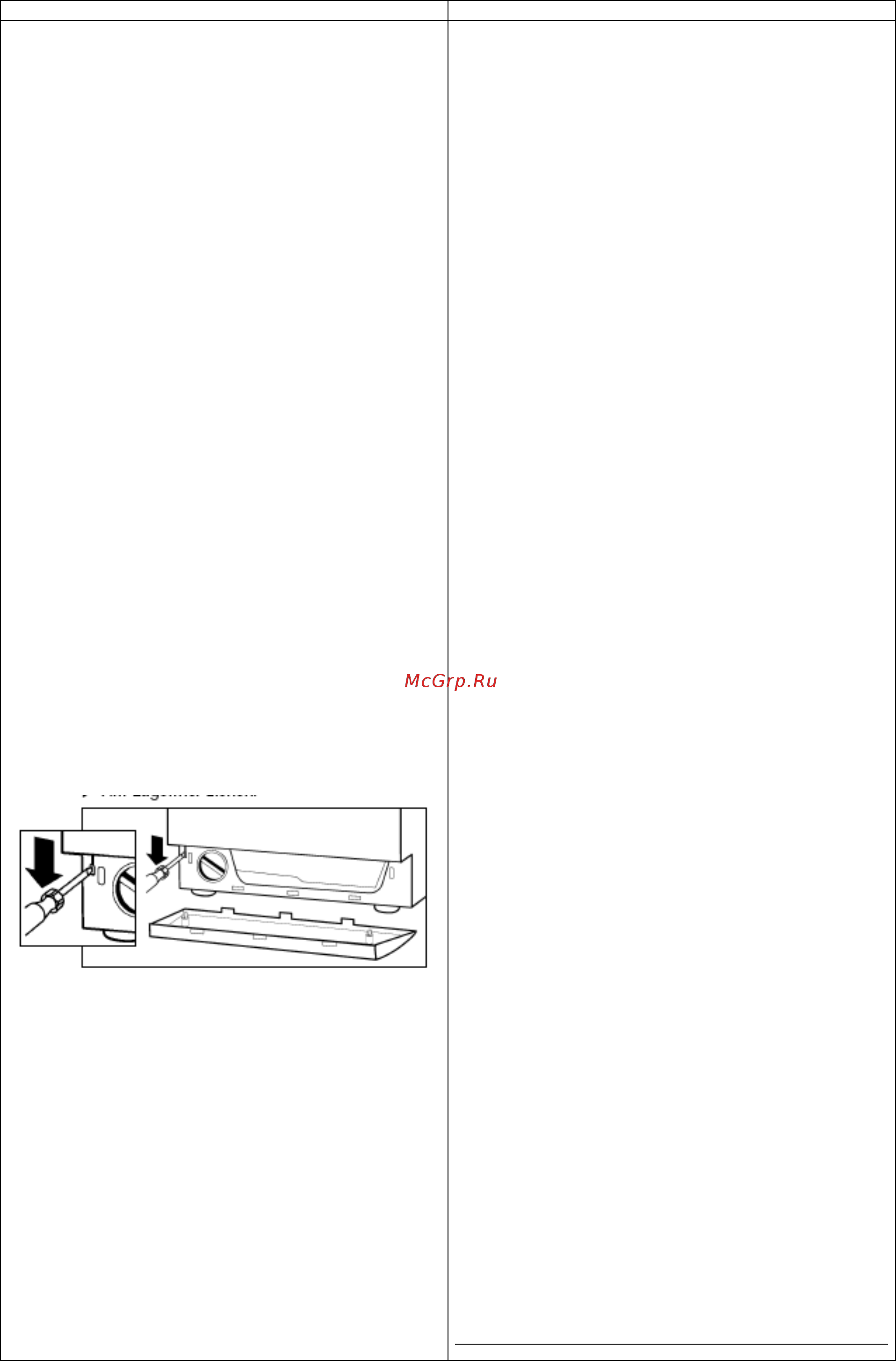 Schulthess Spirit XLI 5536.2 C белая [20/21] Если появилась индикация ошибки f