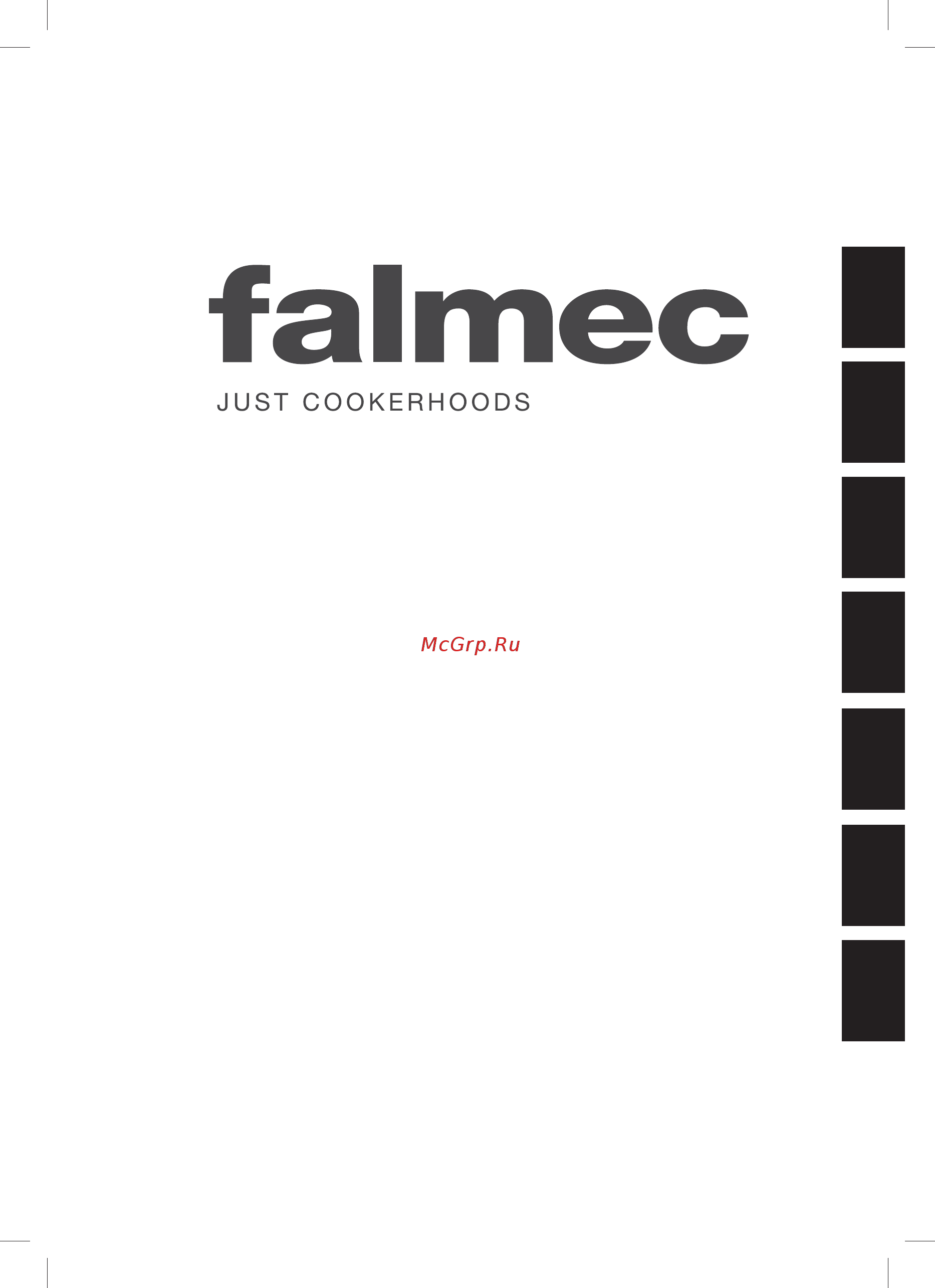 Falmec Diamante 90 IX (800) ECP Инструкция по эксплуатации онлайн