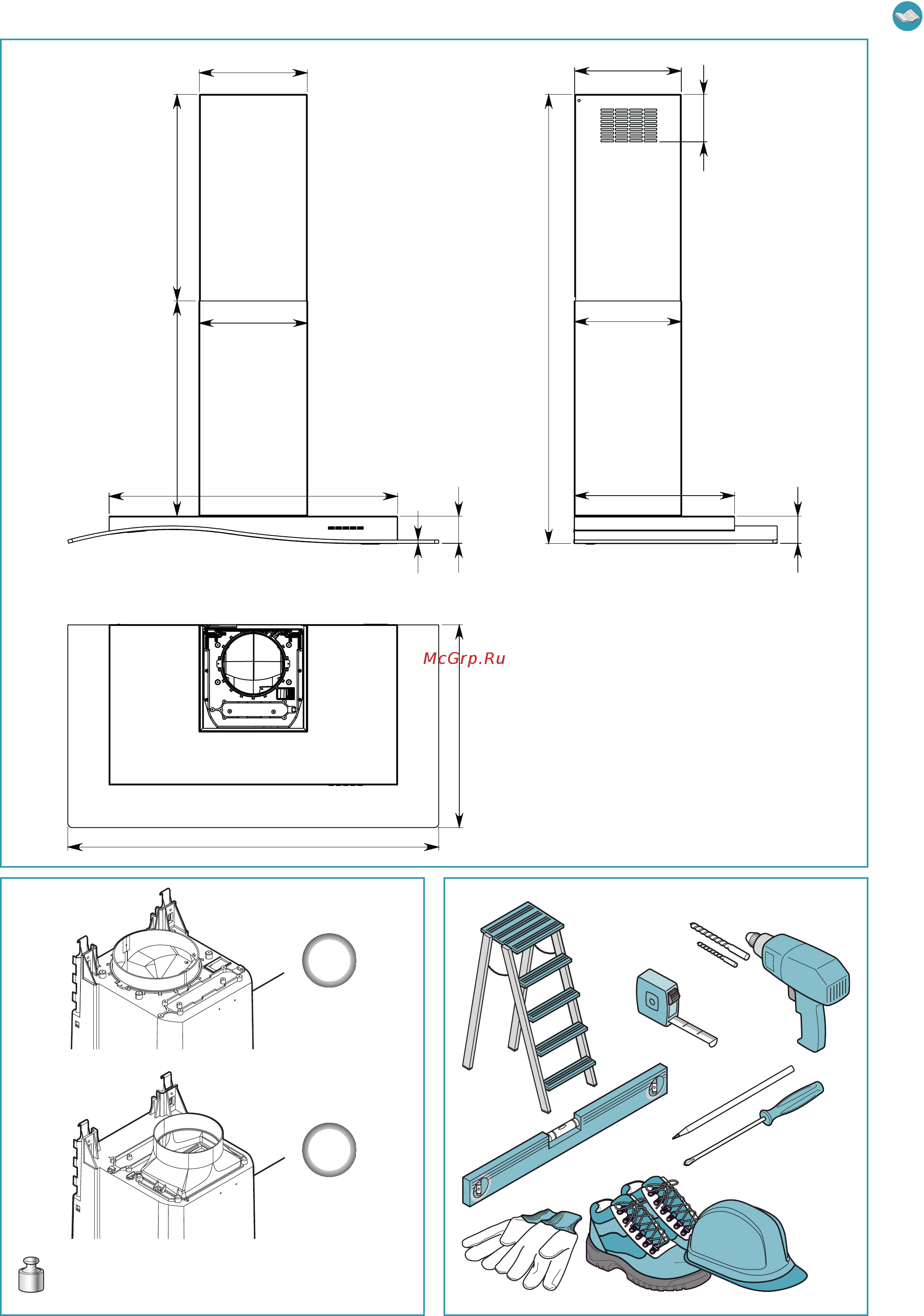 Falmec Onda 90 IX (800) ECP [3/72] Onda inox 19 kg onda vetro 21 kg