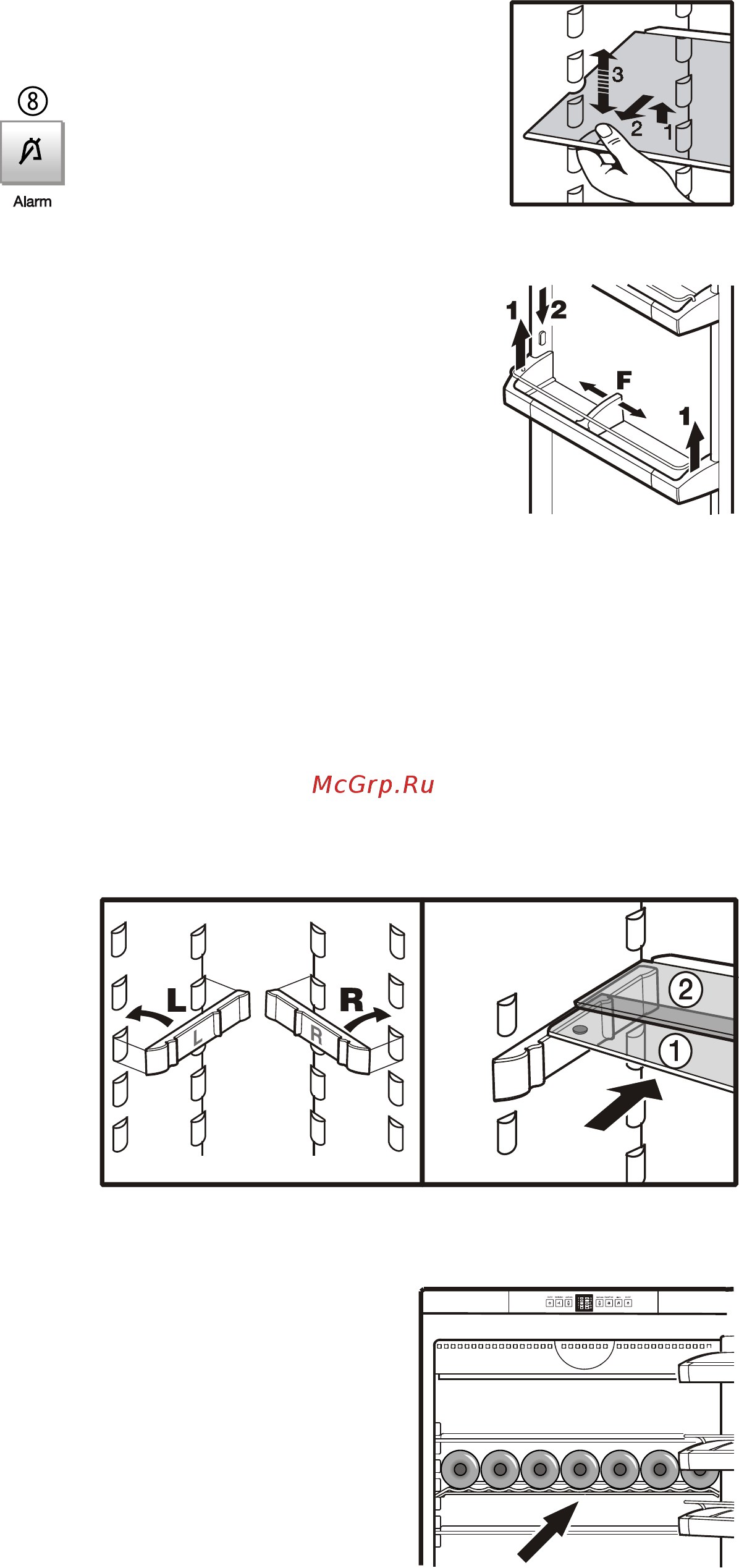 Liebherr CN 5113 [5/9] Audible warning on off button