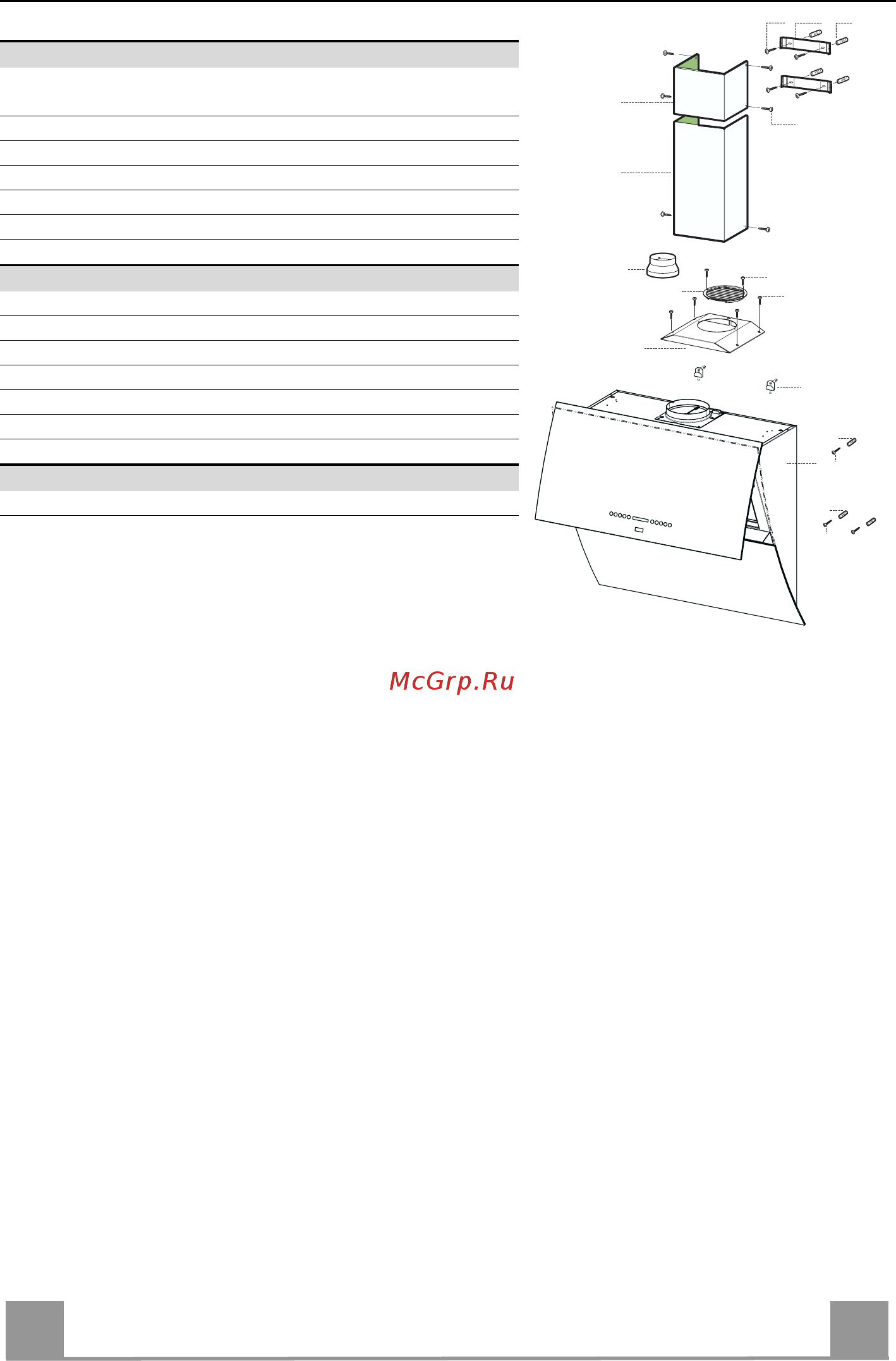 Faber MIRROR BK 3PH X/V A80 LOGIC (110.0156.609) [32/88] Charakteristiken