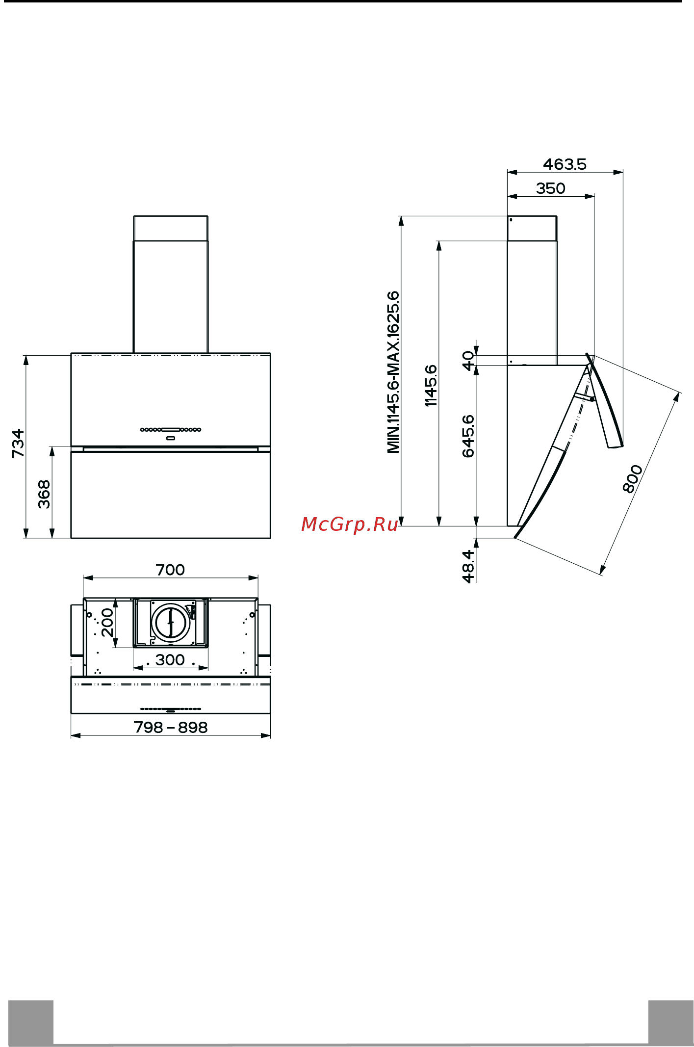 Faber MIRROR BK 3PH X/V A80 LOGIC (110.0156.609) [77/88] ﺔﻴﺳﺎﻴﻘﻟا دﺎﻌﺑﻻا