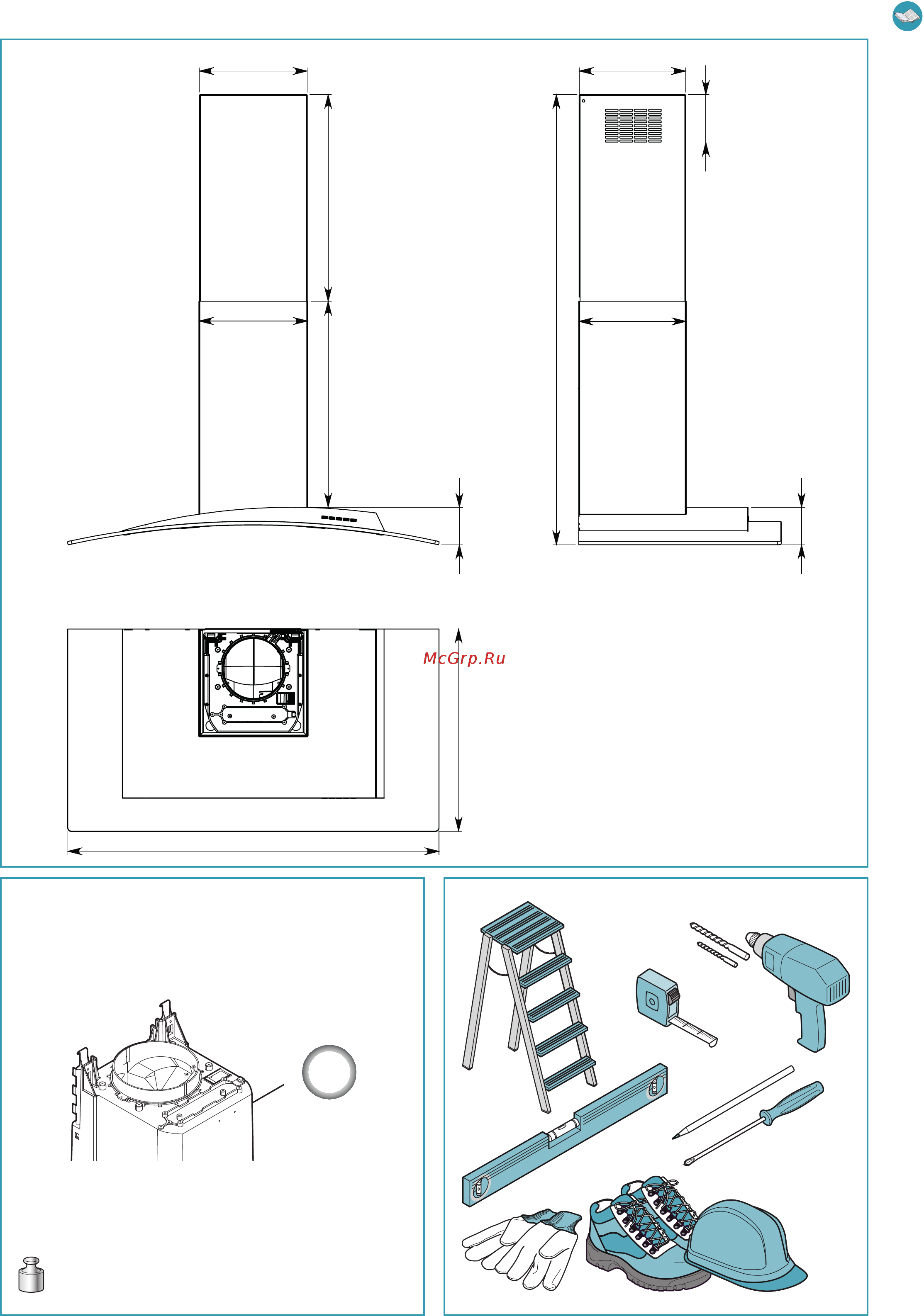Falmec Atlas 90 IX (800) ECP [3/76] Atlas inox 21 kg atlas vetro 21 kg