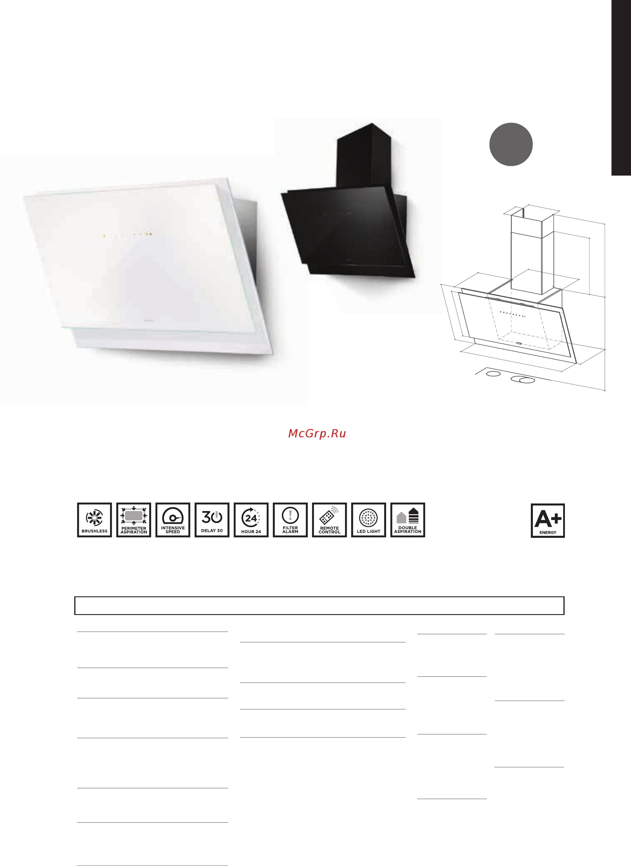Faber HEAVEN GLASS 2.0 WH FLAT A90 (110.0428.440) [177/272] Black tie