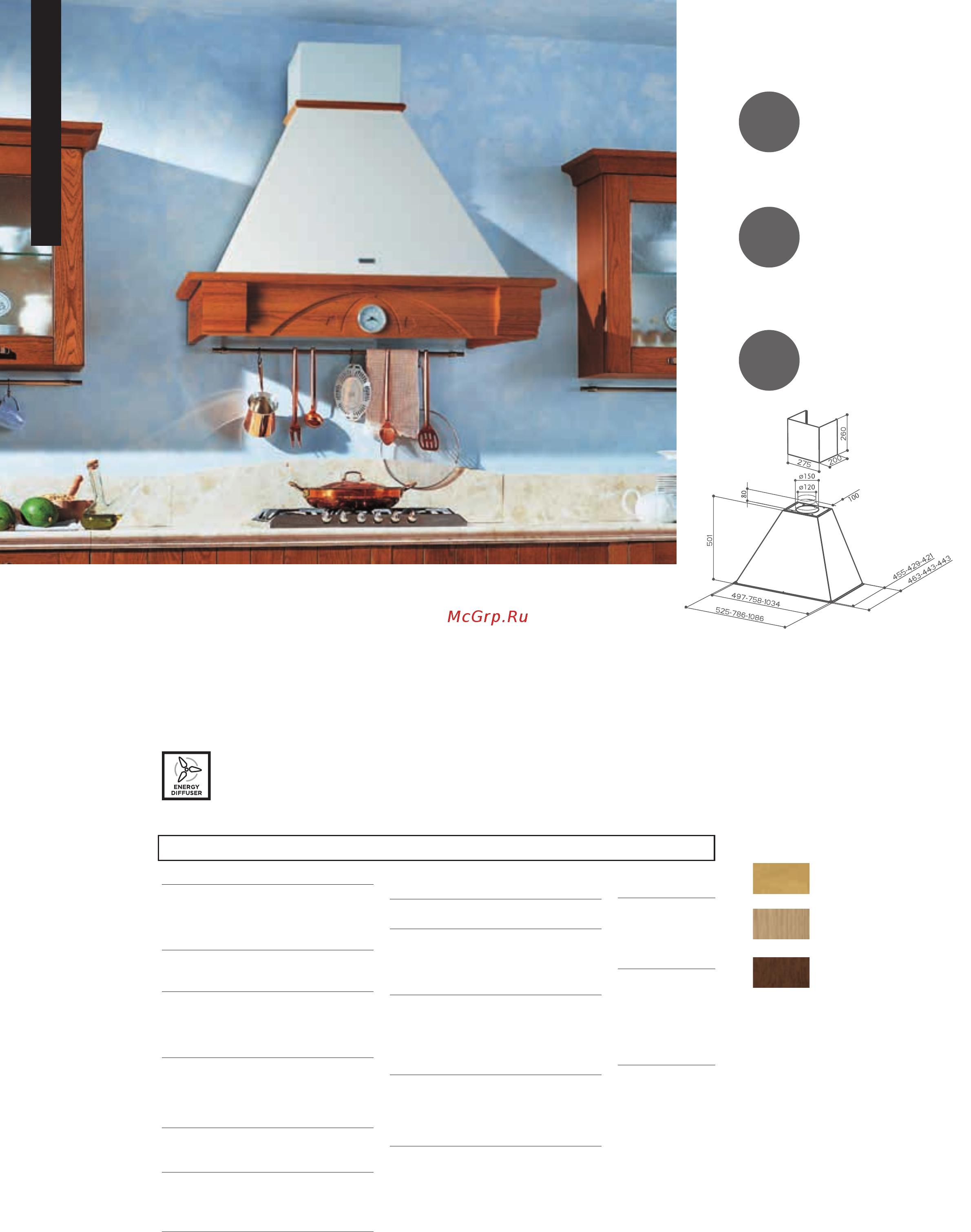 Faber T-LIGHT ISOLA EV8P WH MATT A100 (110.0456.265) Каталог Faber онлайн [248/272] 280459