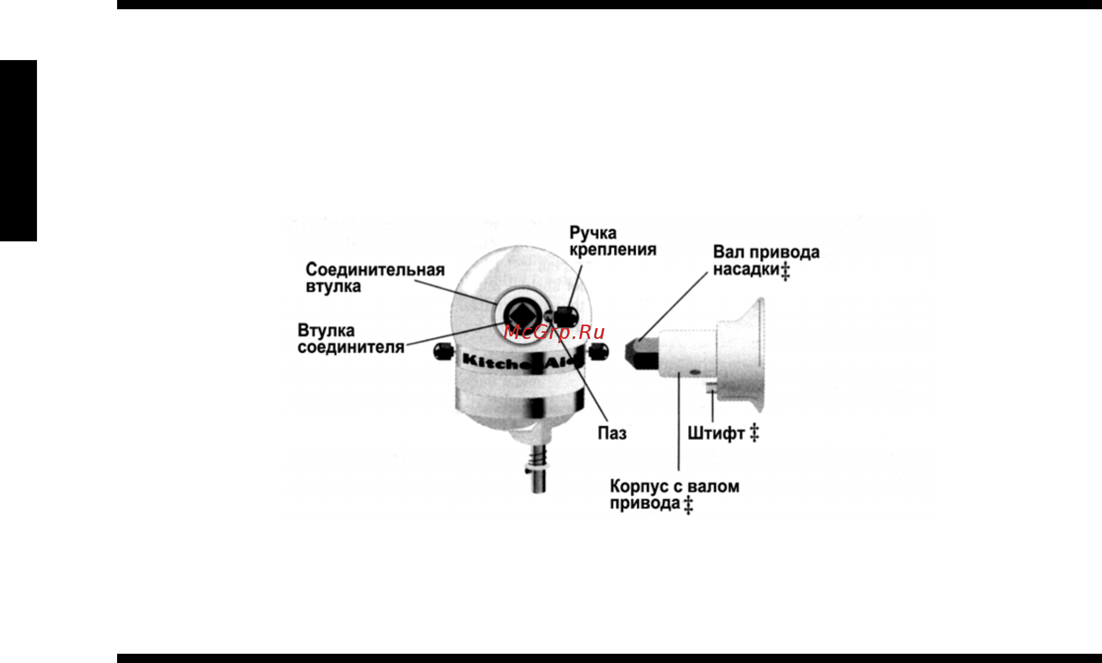KitchenAid 5KPM50EWH белый [10/11] Насадки и принадлежности