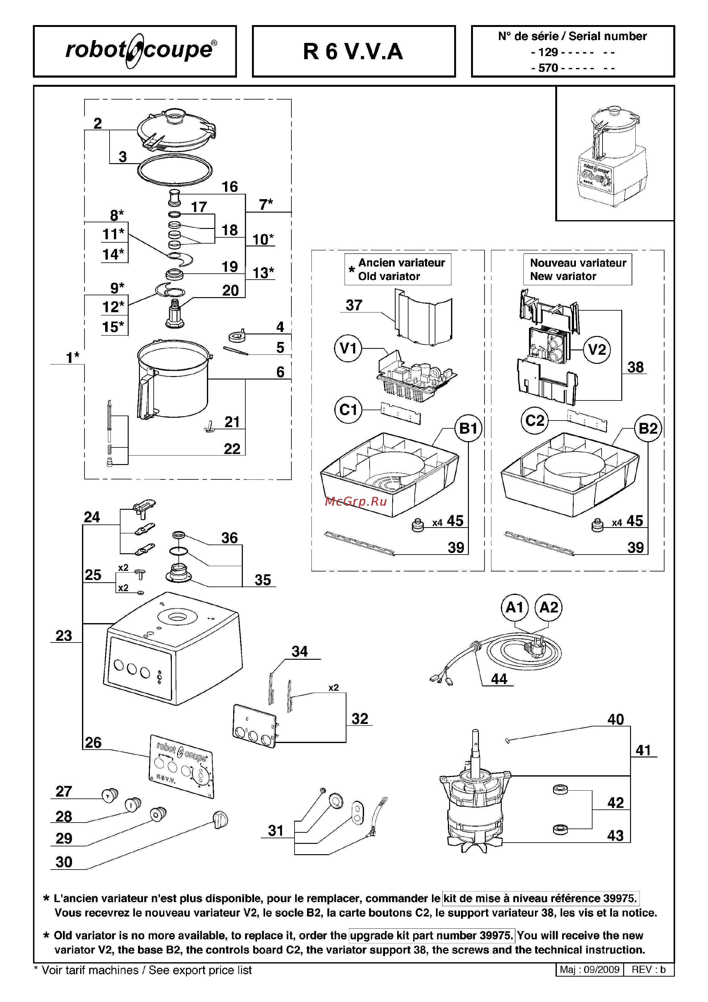 Robot Coupe R5 Plus 380В [20/29] R 6 v v a