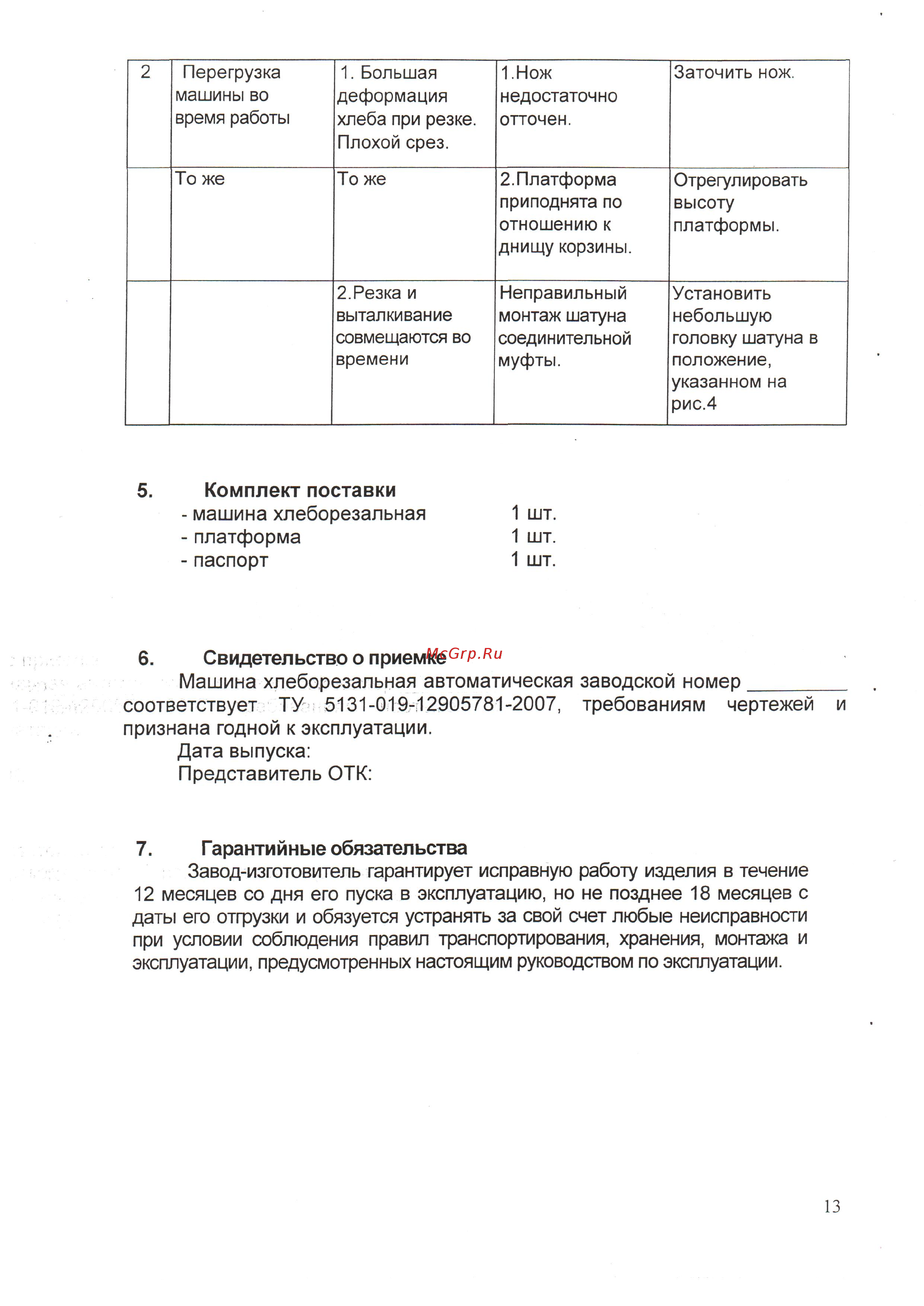 Станкостроитель АХРМ-300 [13/33] Ахрм 300_пасп_13