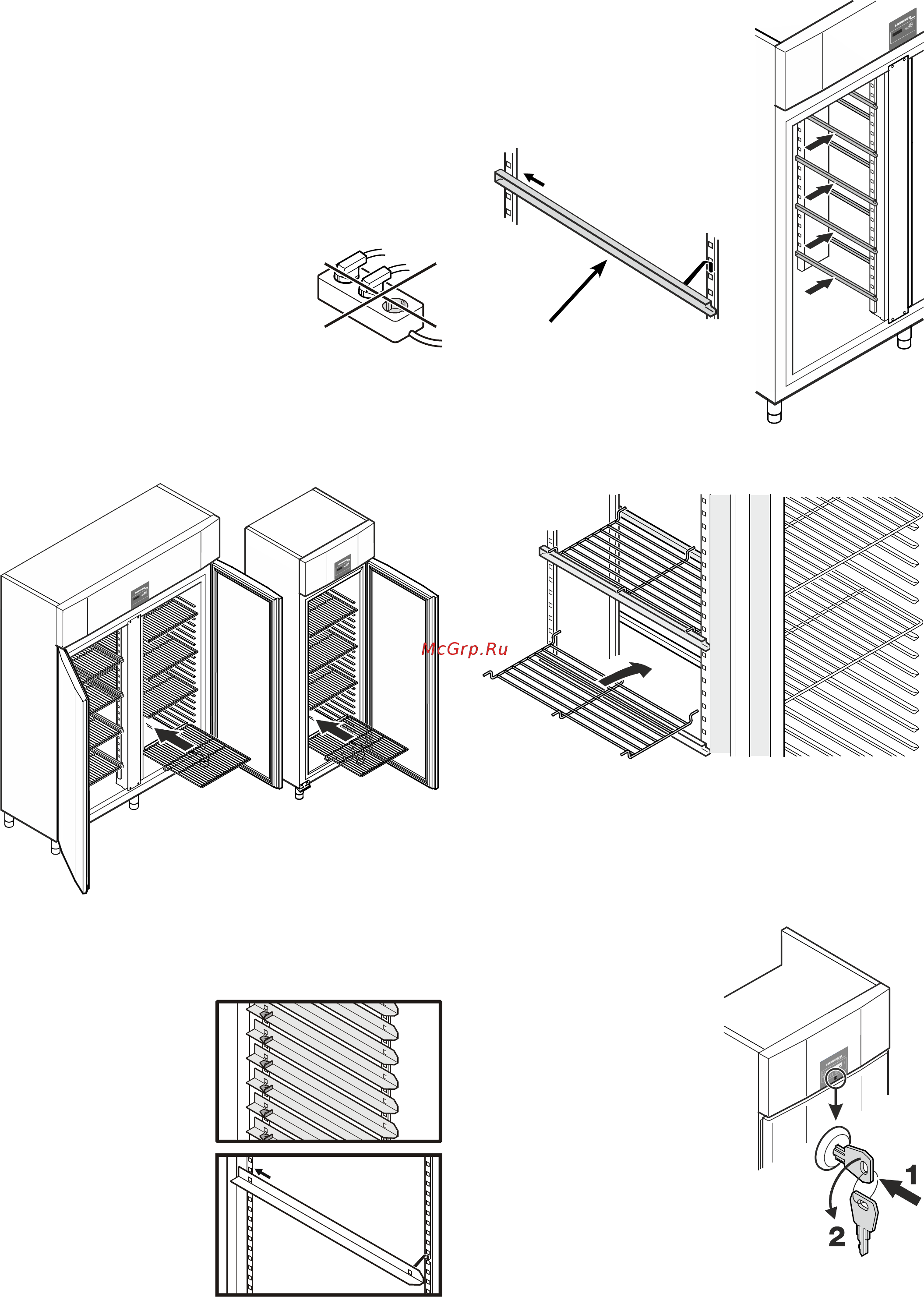 Liebherr GGPv 6570 [5/9] Intermediate shelves