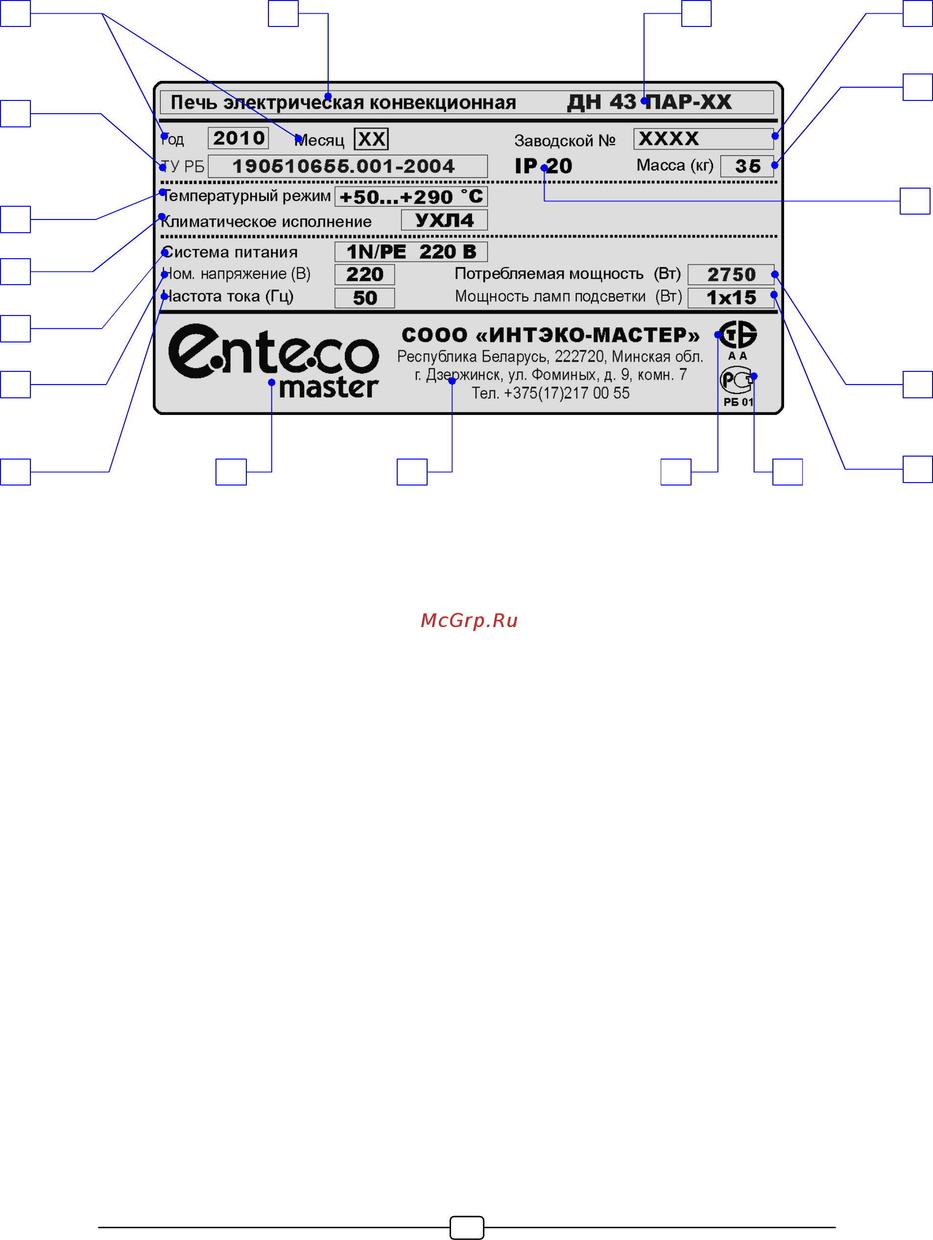 ENTECO MASTER МН-43 Инструкция по эксплуатации онлайн [12/28] 272144