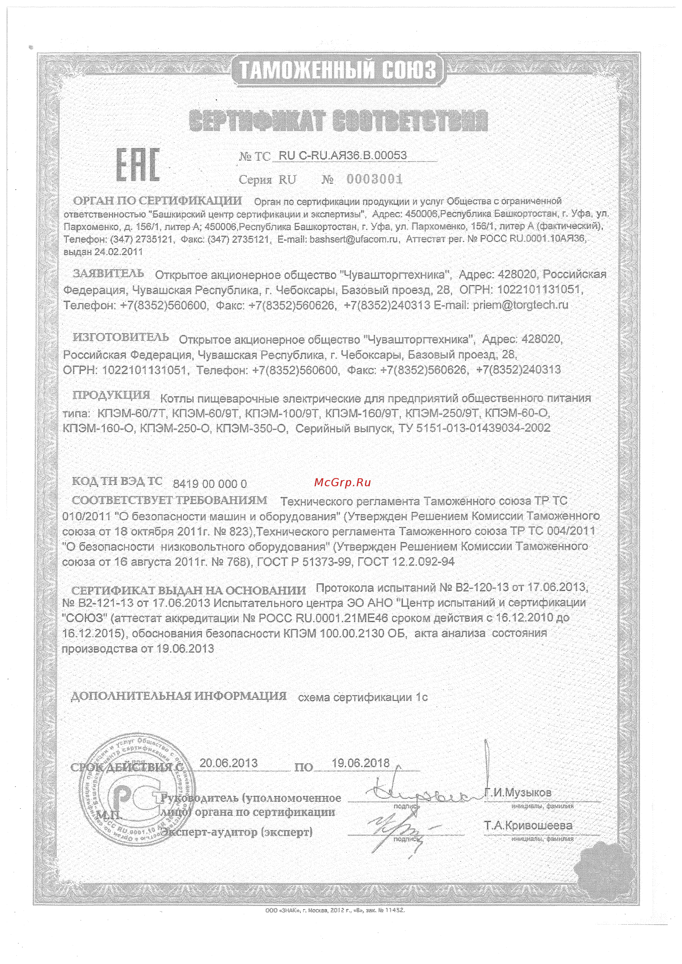 Abat КПЭМ-250 О Сертификат онлайн