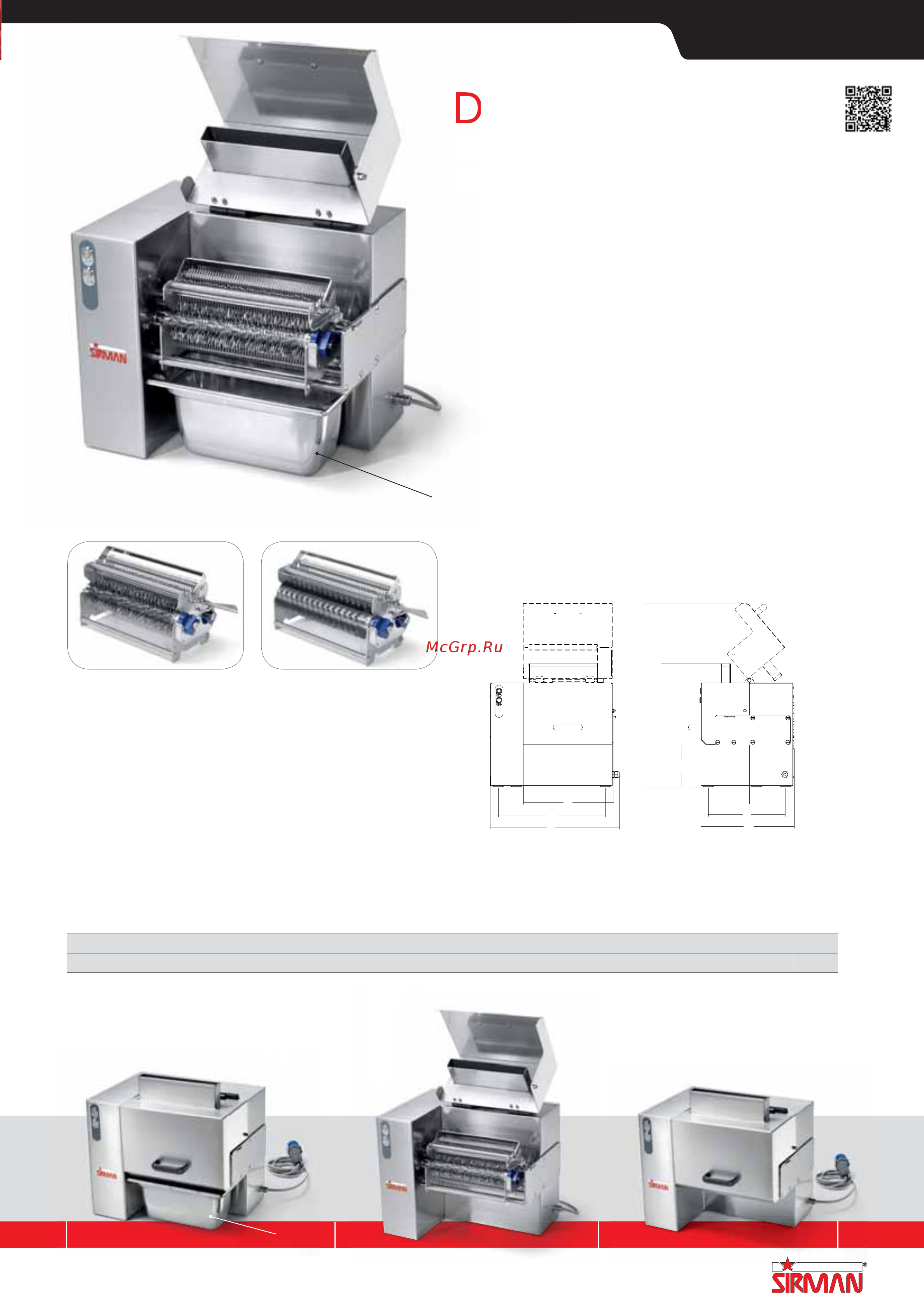 Sirman C 6 [132/255] Inteneritrice bistecche taglia strisce steak tenderizer meat strip cutter