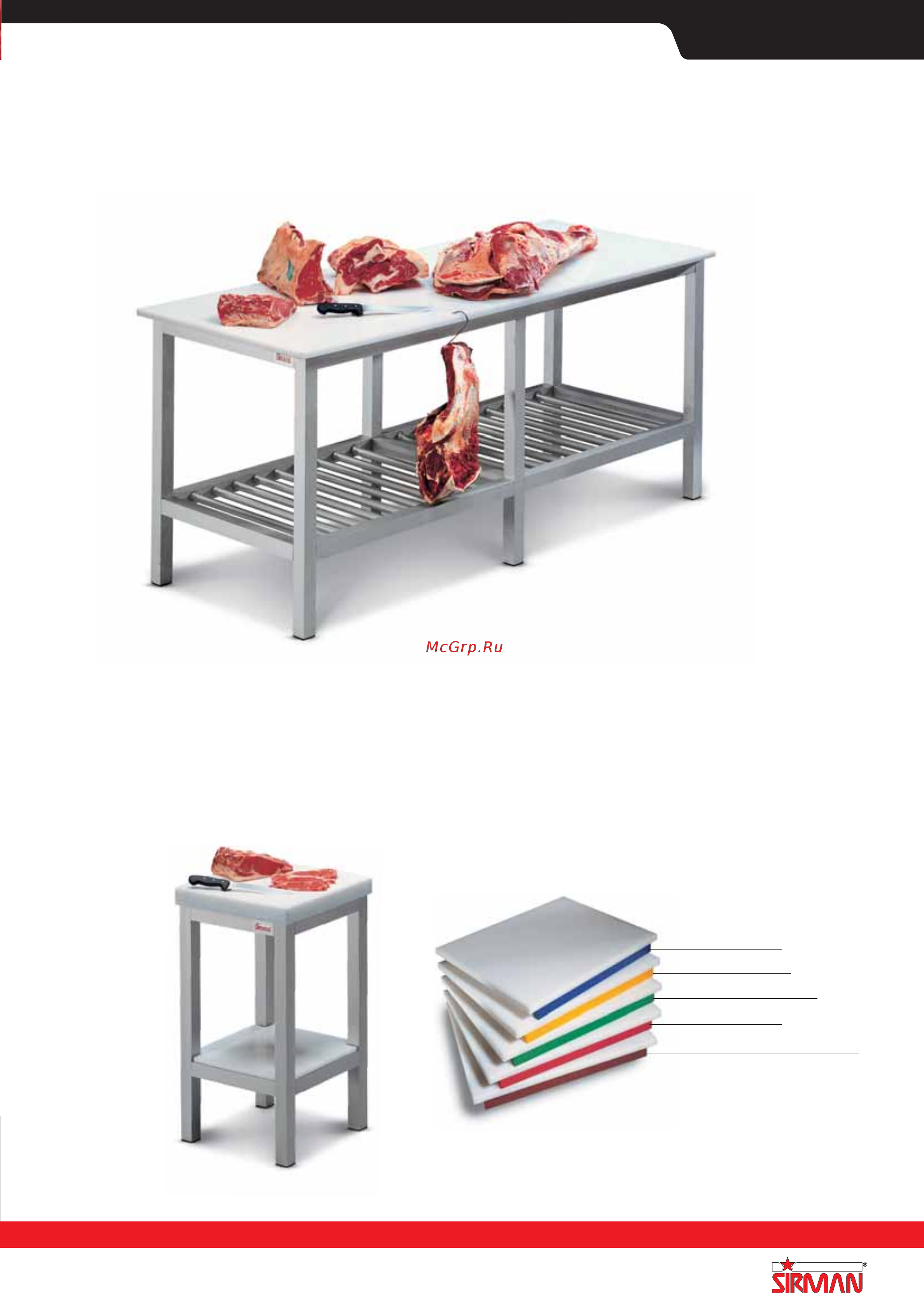 Sirman ATHOS [134/255] Chopping blocks working tables working surfaces