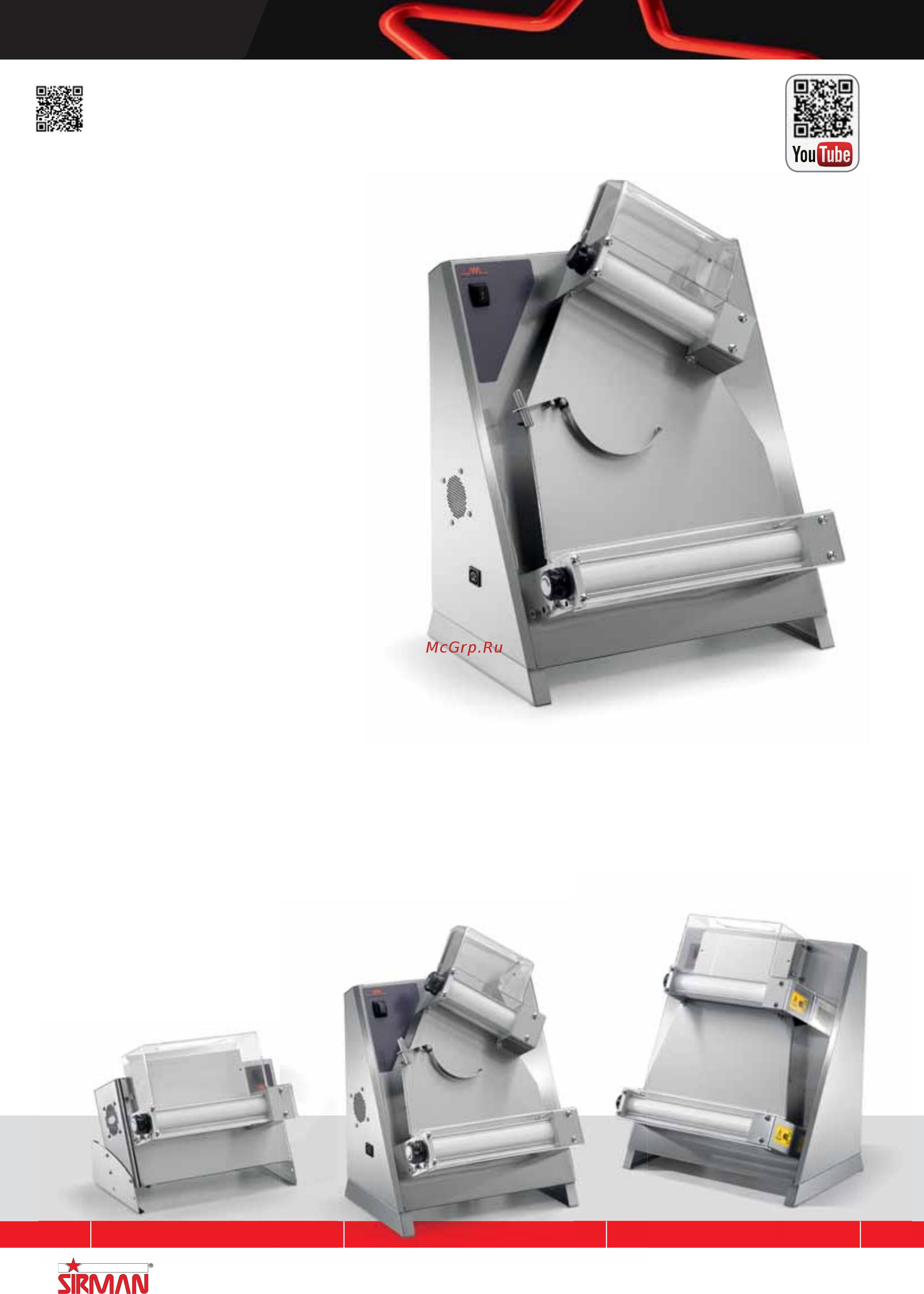 Sirman C 9 VV [241/255] Stendipizza rolling machine
