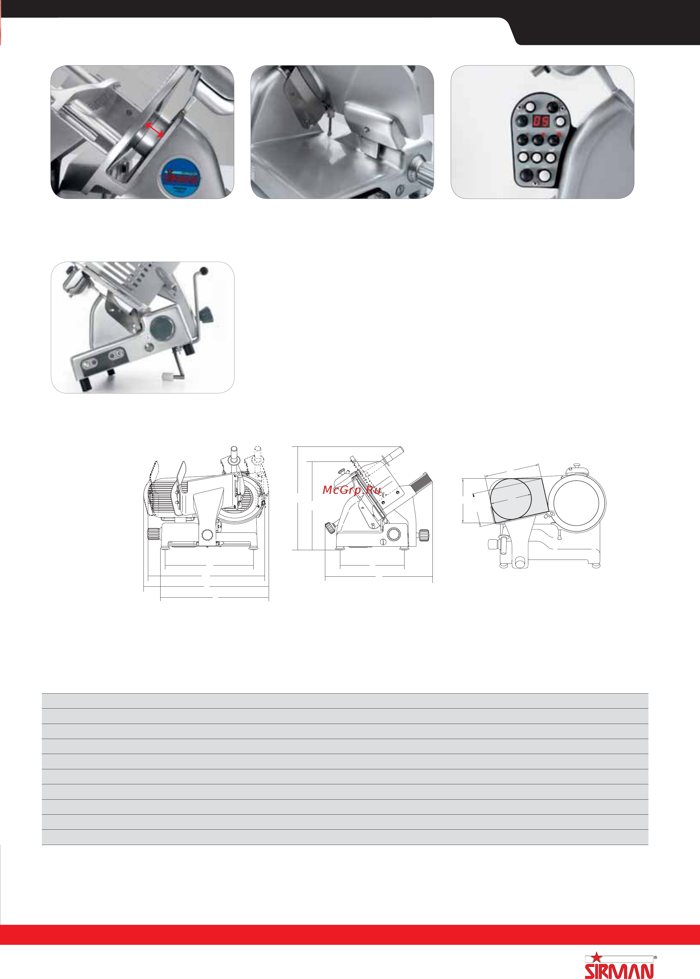 Sirman Sirio 1VV 120W Chrome [34/255] A b c d e f g l x y h w