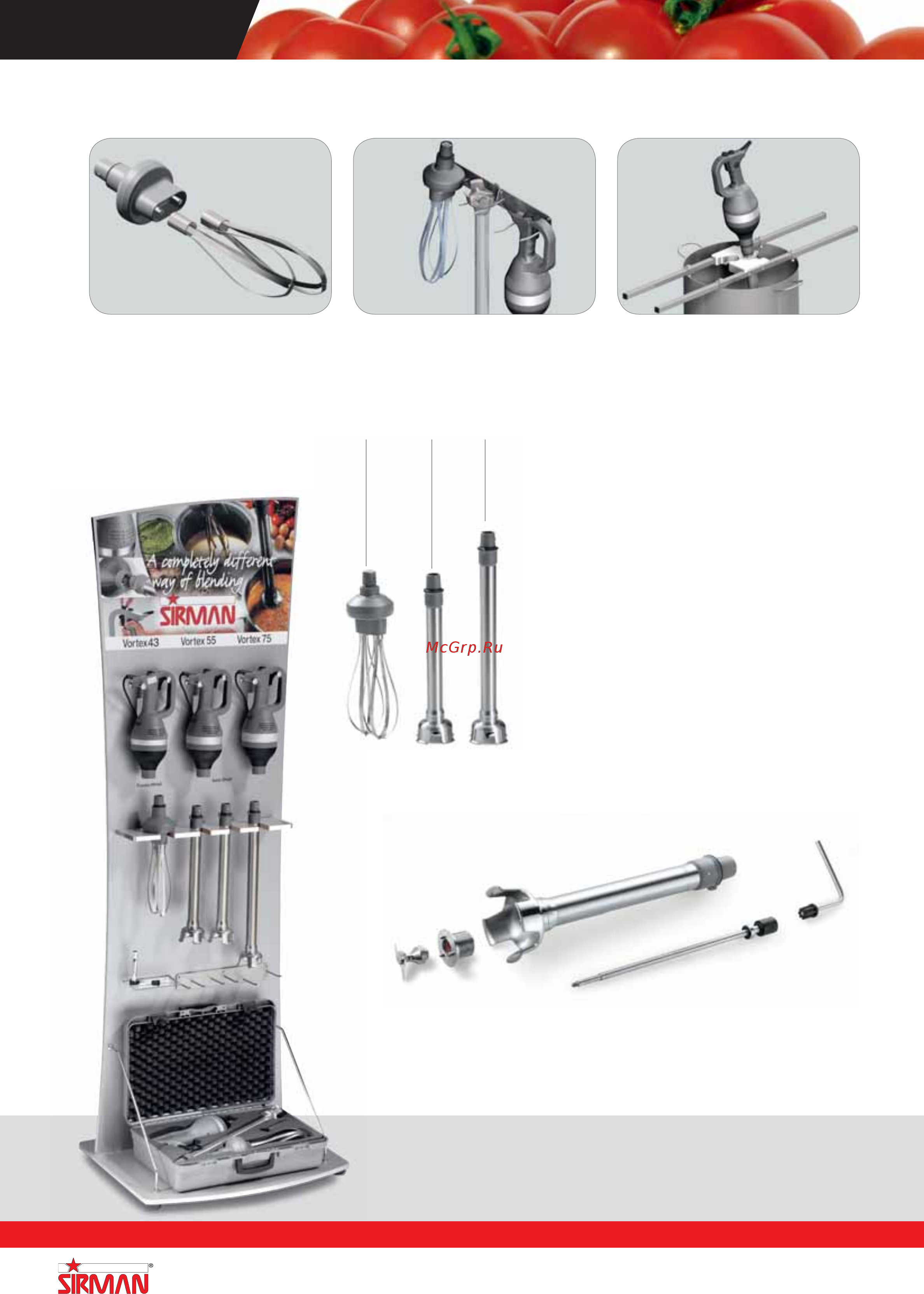 Sirman PPJ 10 SC 380В на подставке [75/255] Ristorazione food processors