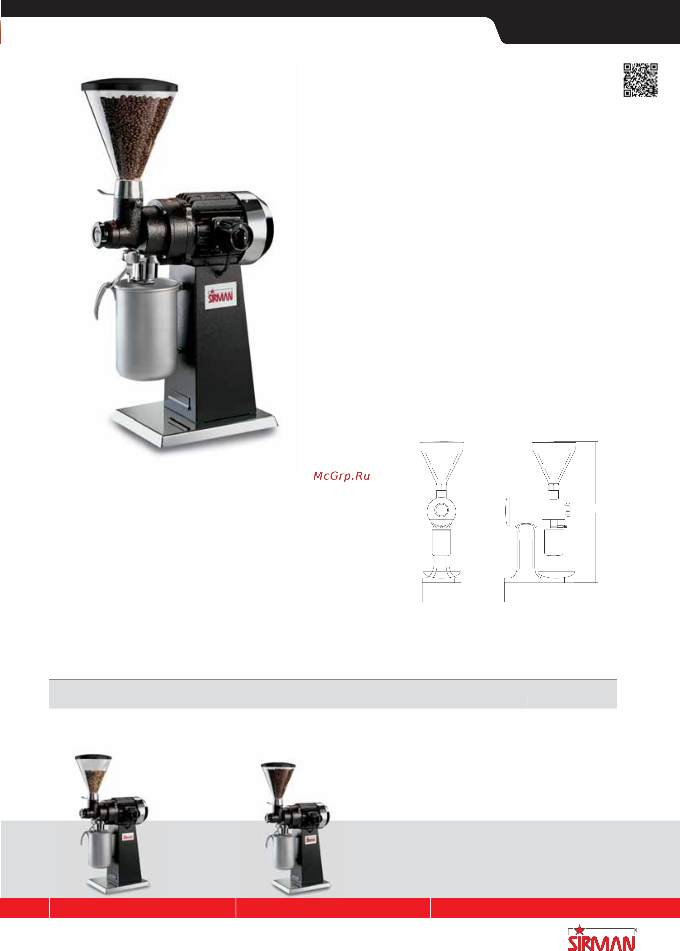 Sirman C 6 [94/255] Macinacaffè macinapepe coffee and pepper grinders
