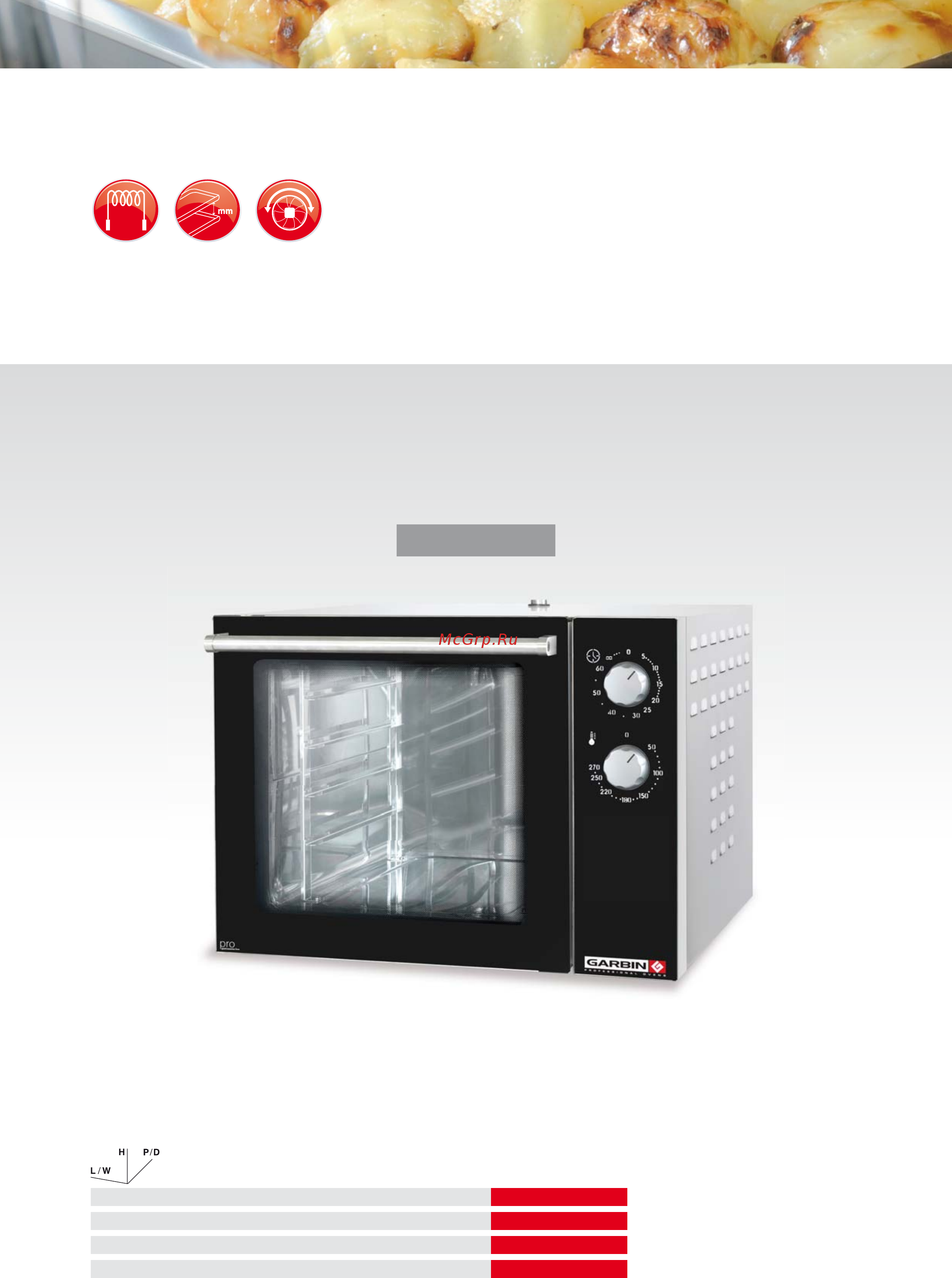 Garbin 101G VAP [14/32] Forni elettrici serie 23