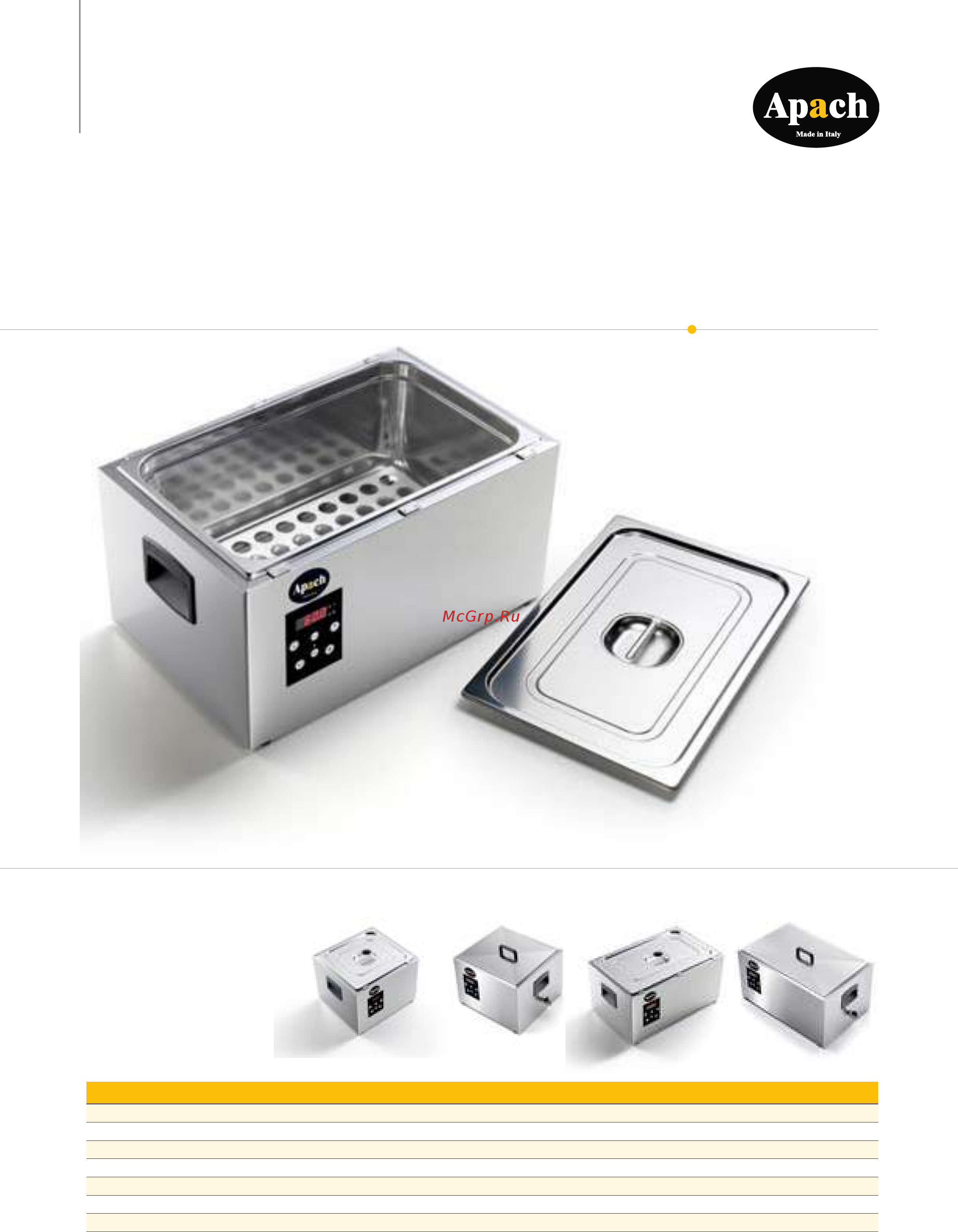 Apach ASM16F 2S 380В [151/160] Ванны sous vide