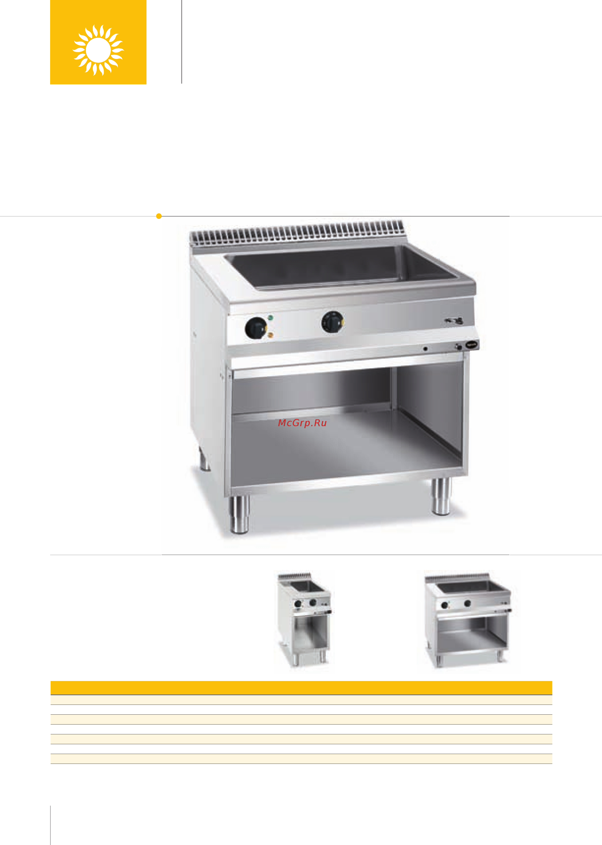 Apach ACB6040 W [66/160] Мармиты