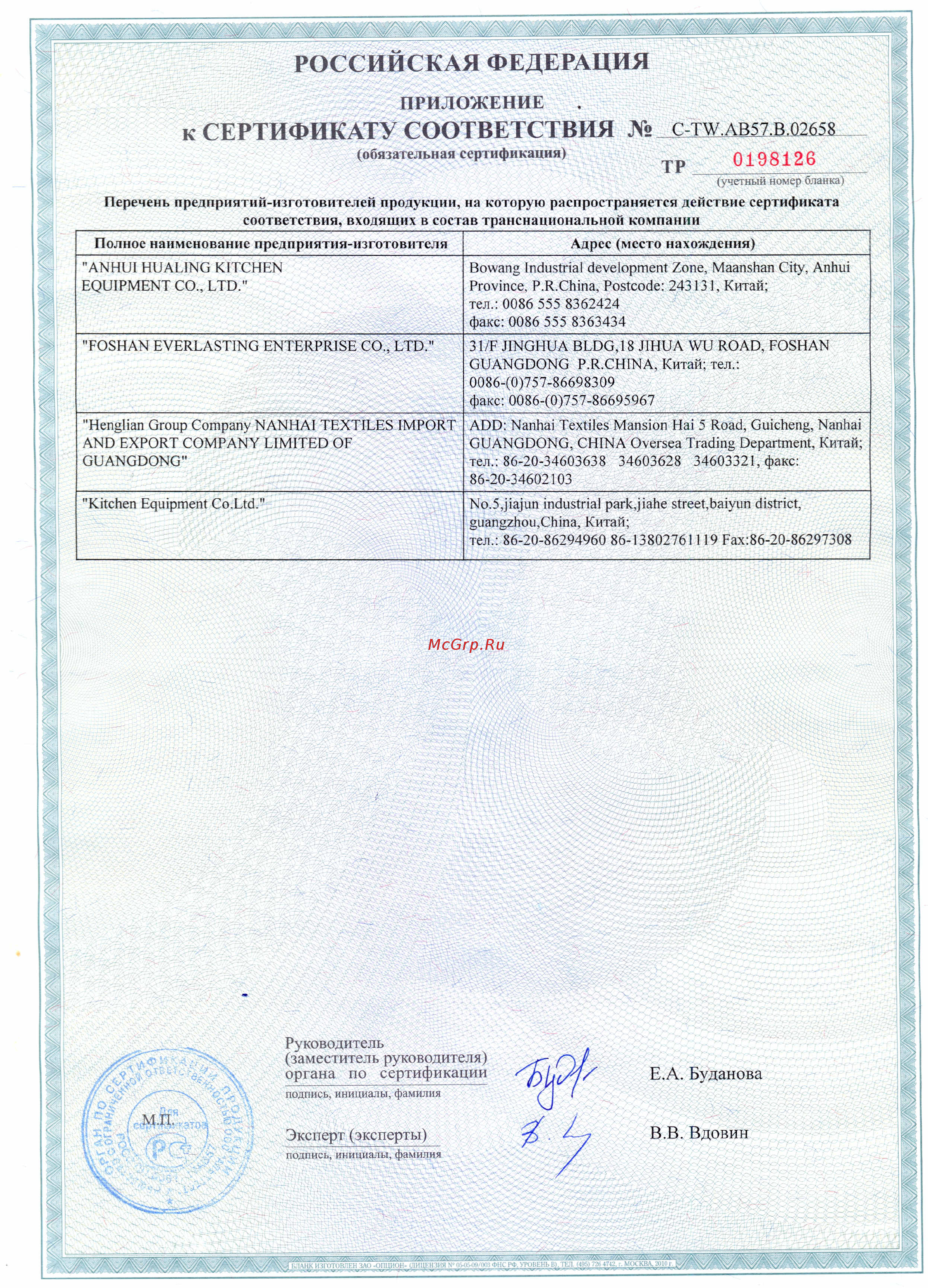 Starfood MTS720 [2/3] Приложение