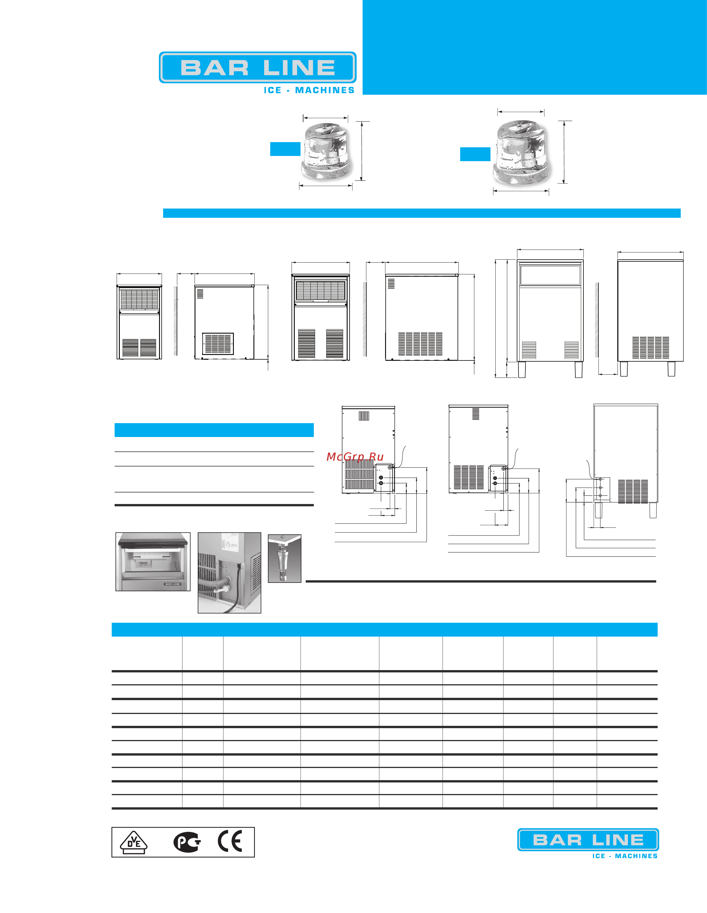 BAR LINE (FRIMONT) B 40 WS [2/2] All specifications and performance data are subject to normal manufacturing variances