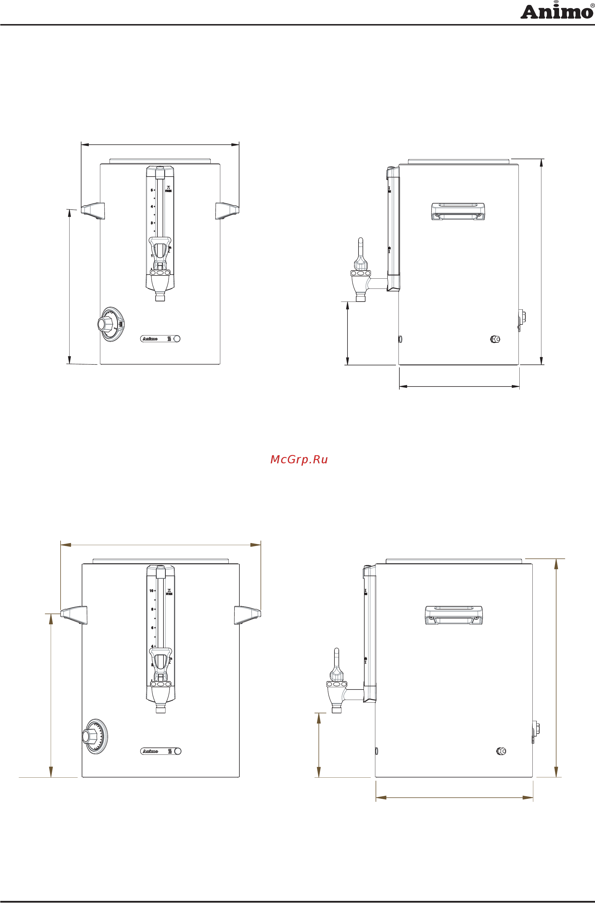 Animo WKT 20N HA [13/15] Afmetingen dimensions abmessungen dimensions