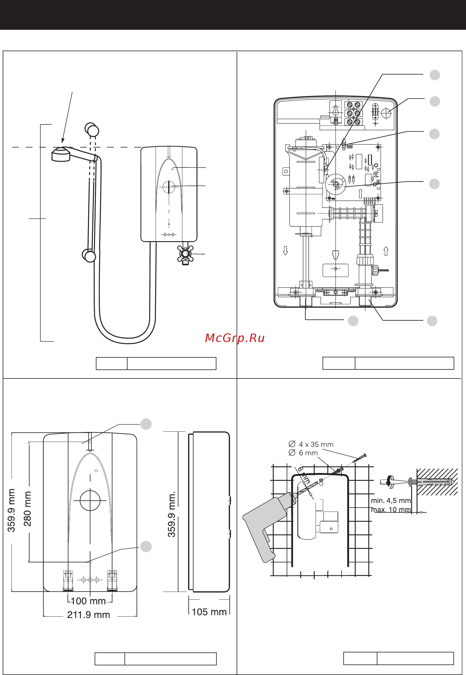 AEG BS 60E [2/8] Инструкция по монтажу и эксплуатации