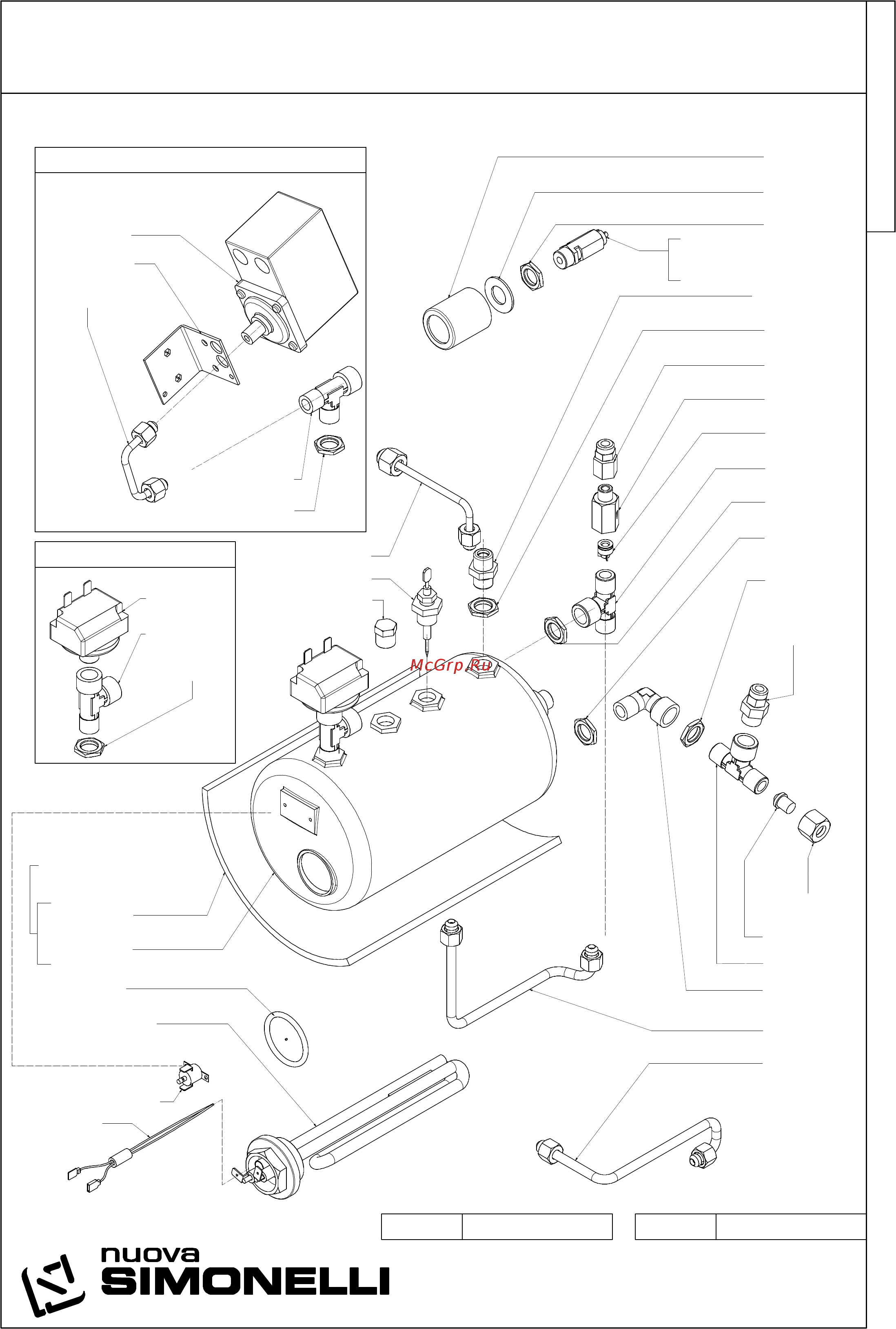 Nuova Simonelli Oscar 1G красная [7/10] Boiler