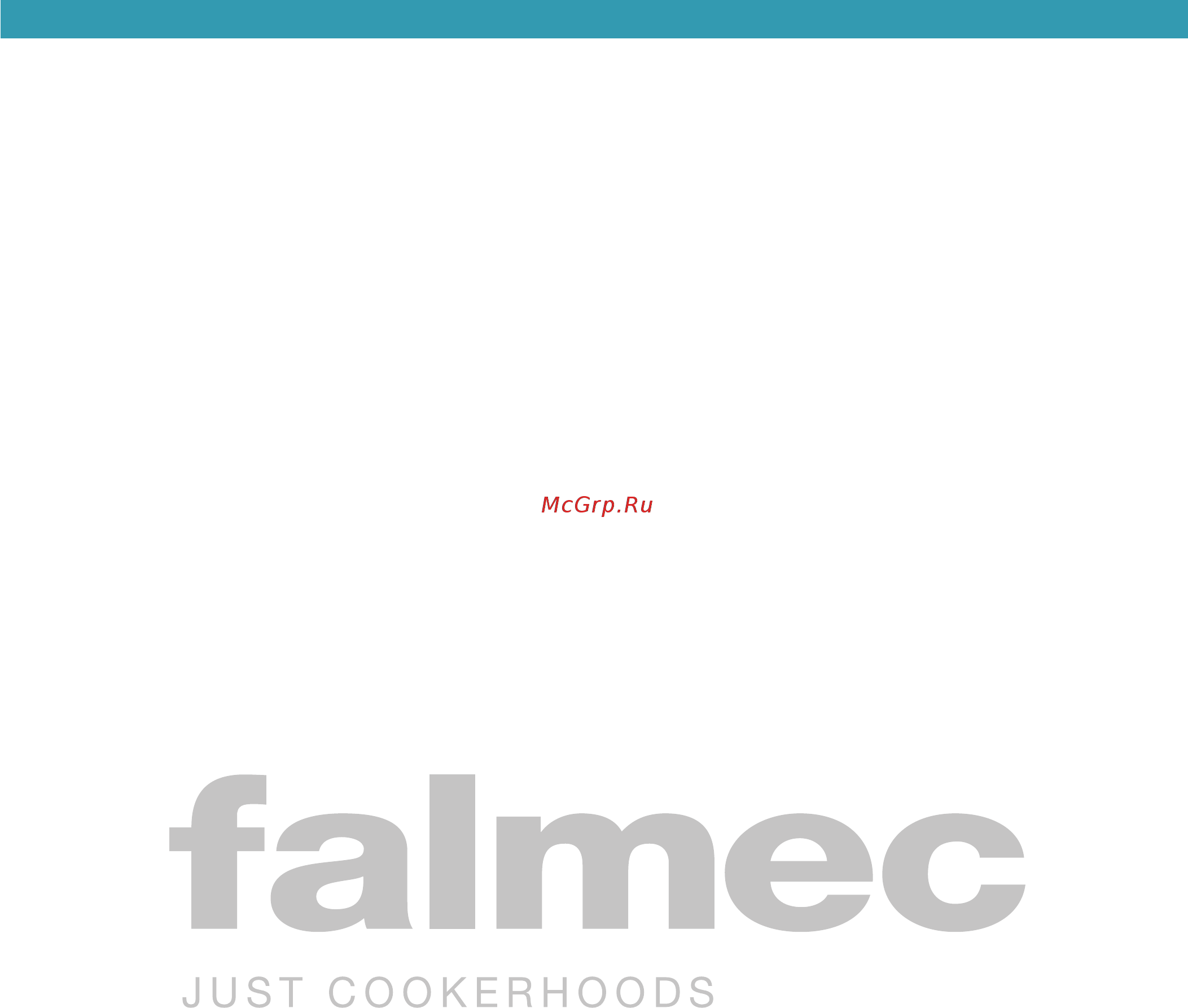 Falmec Imago 90 (800) ECP [81/84] Note notes