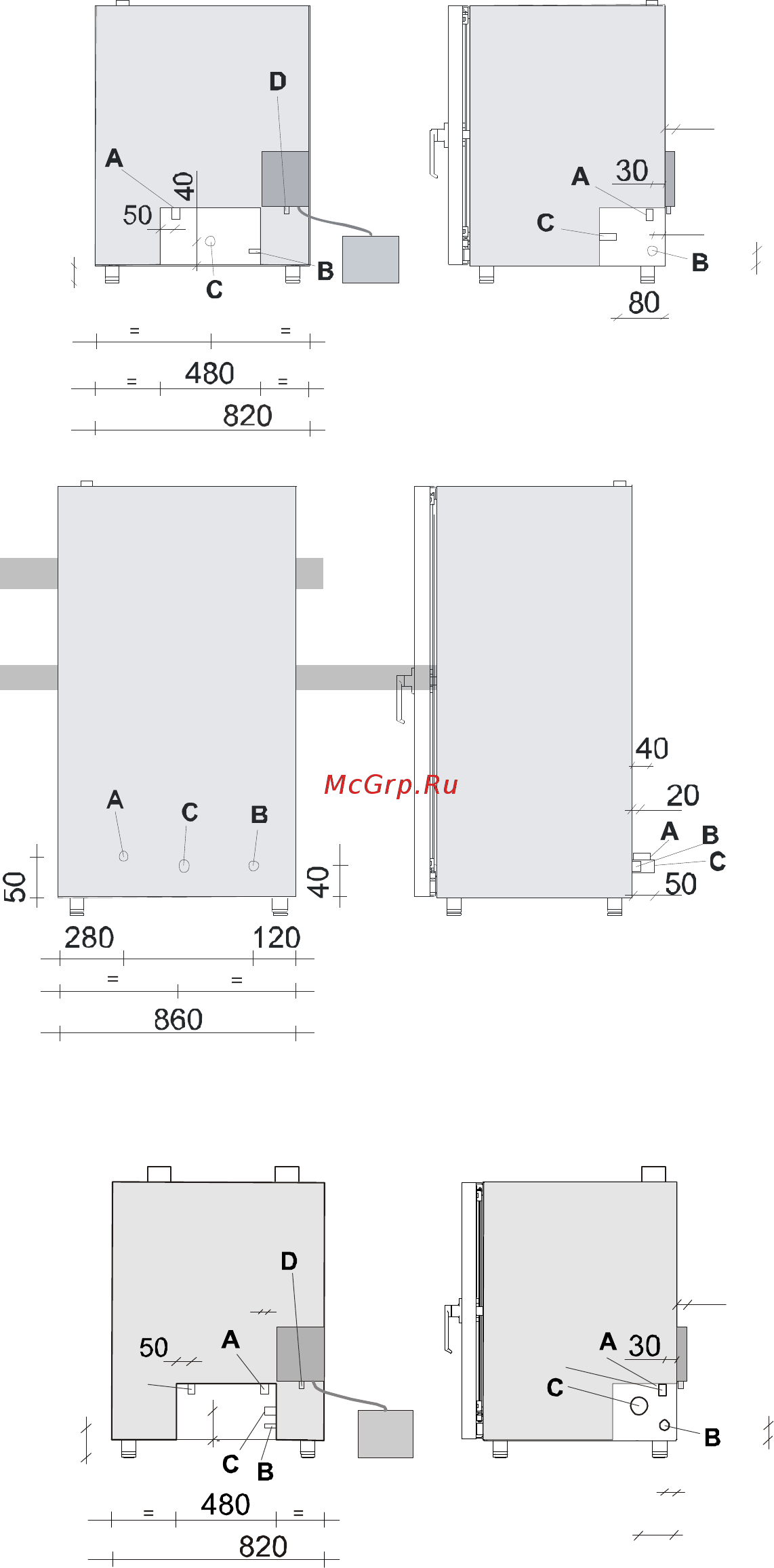 Apach A1/10LD [19/27] Схема установки