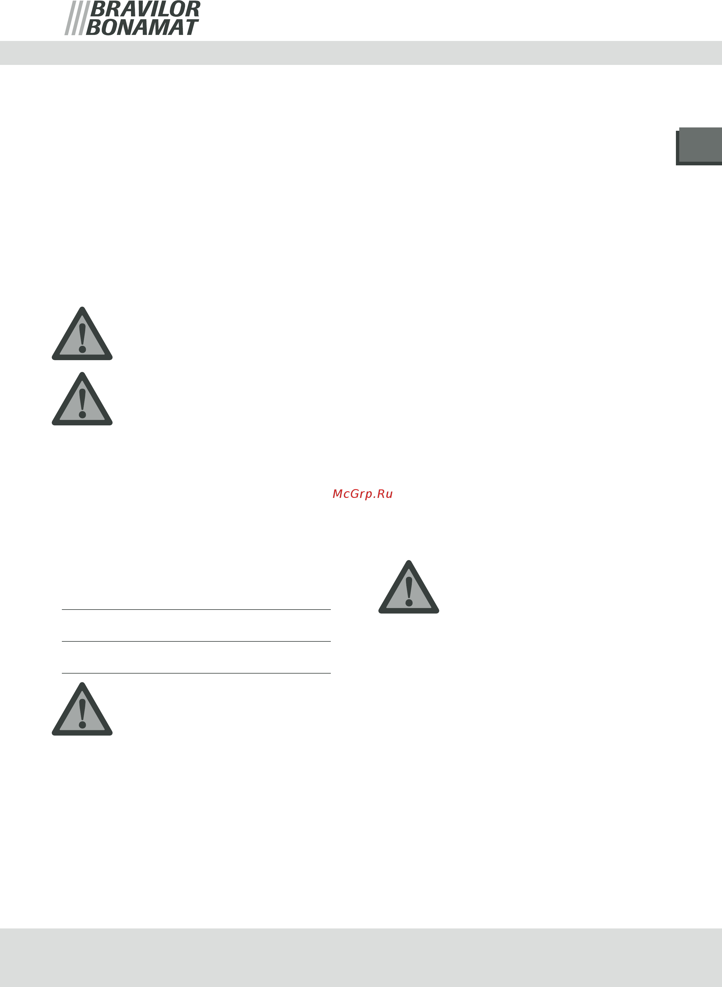 Bravilor Bonamat HW 10 [11/124] Instructions de sécurité
