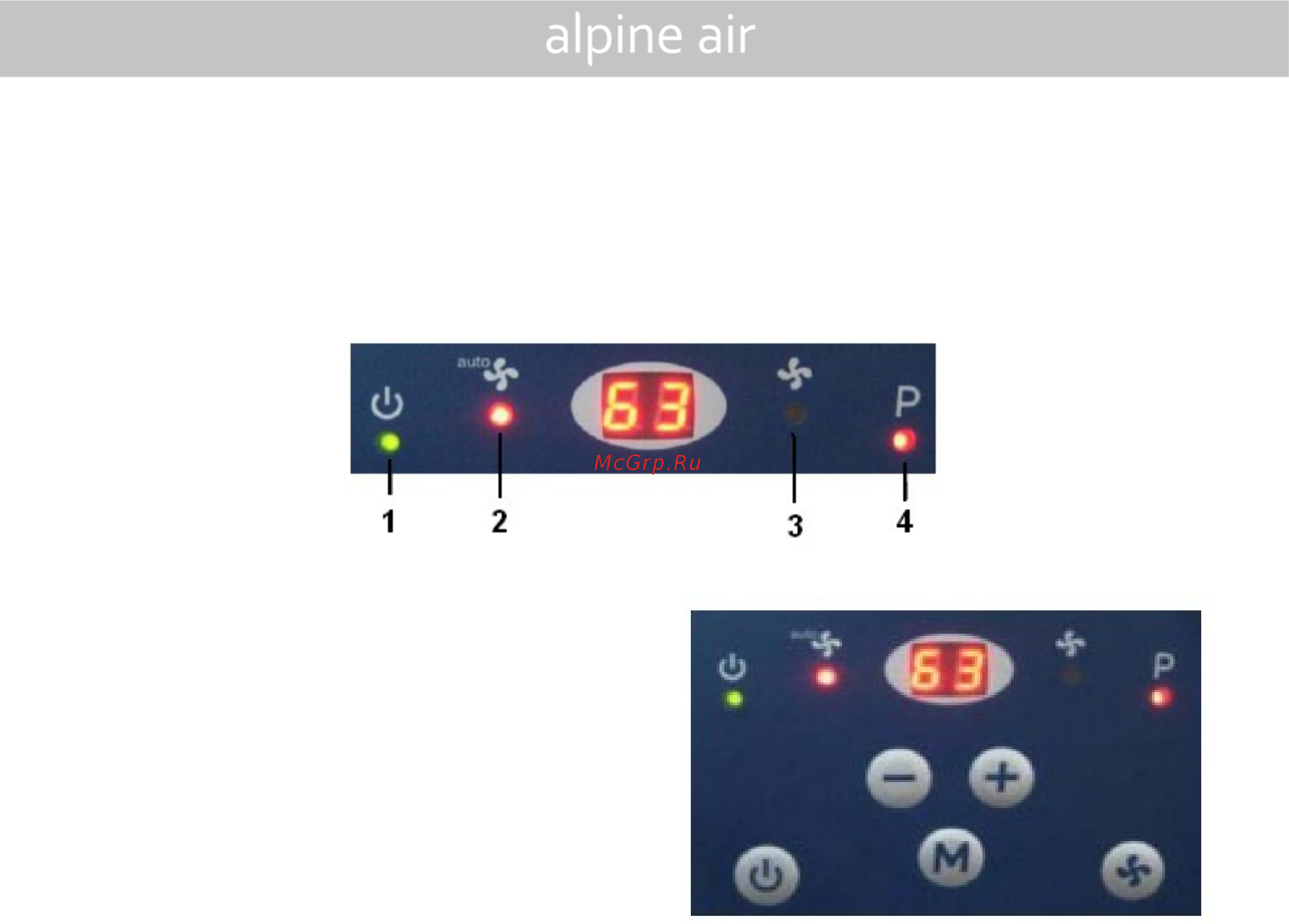 Alpine Air Solidmaster 4 [20/28] Работа панели управления