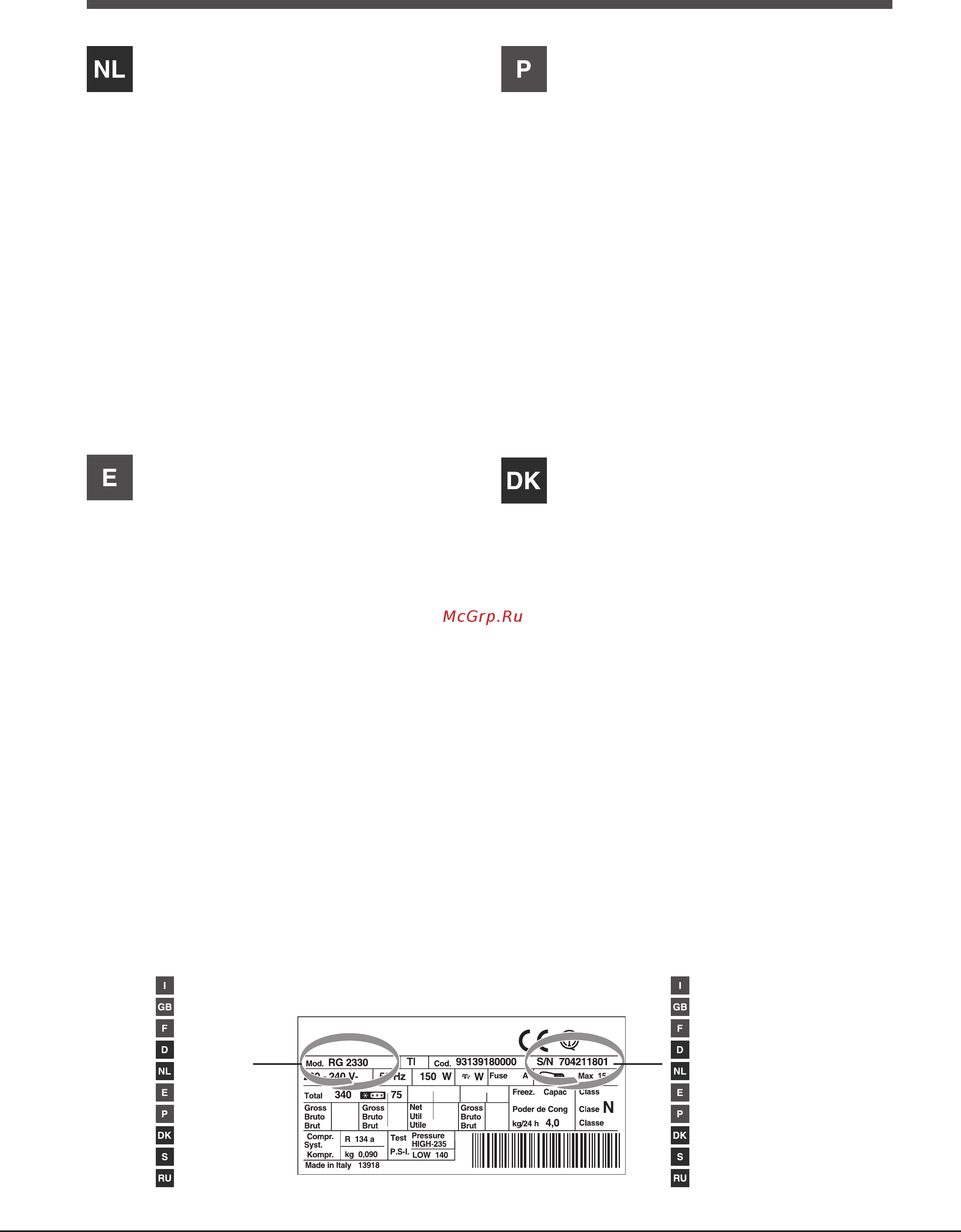 Smeg FR320P [6/16] Asistencia