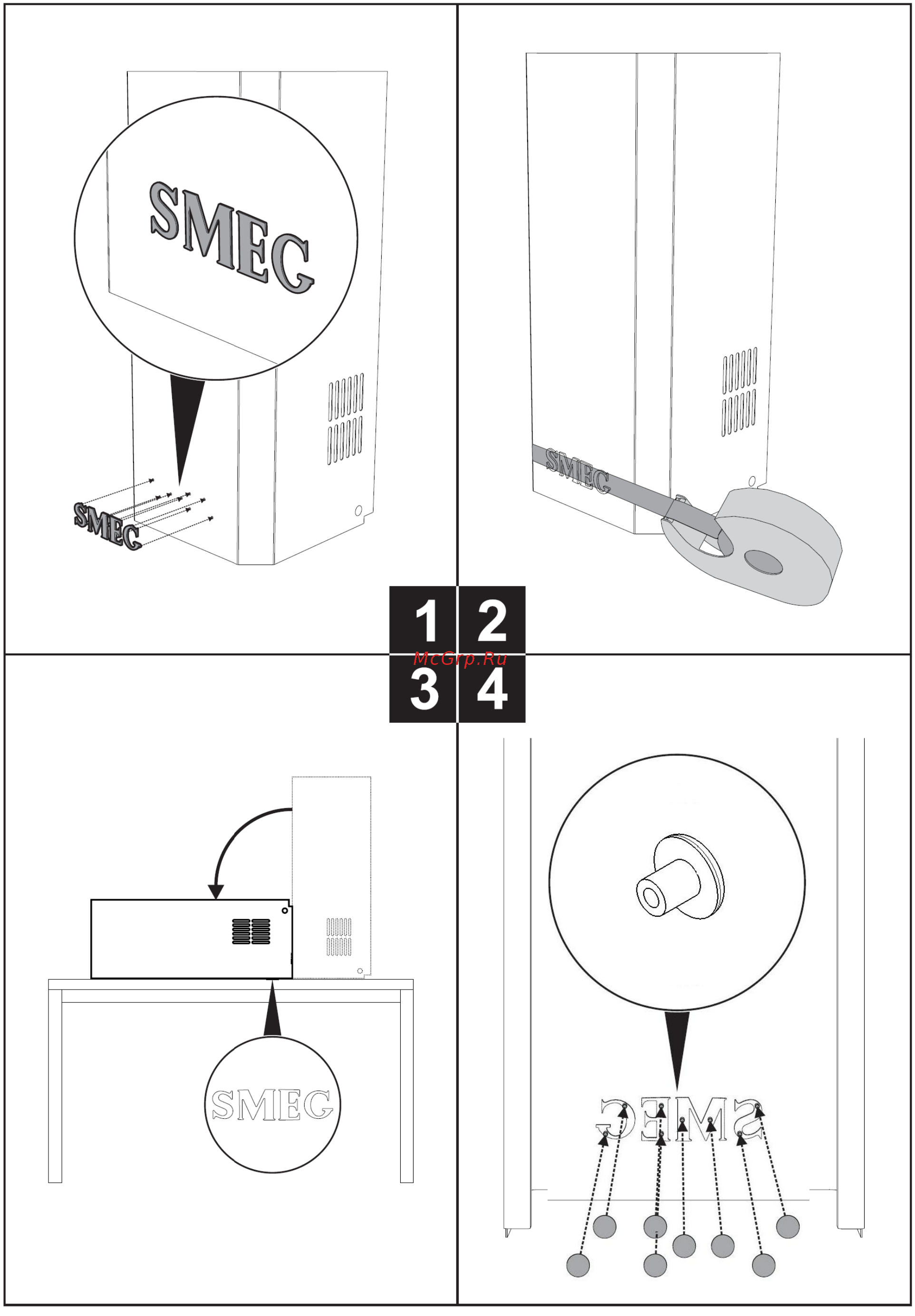 Smeg KC19P-2 Инструкция по эксплуатации онлайн [12/23] 273183