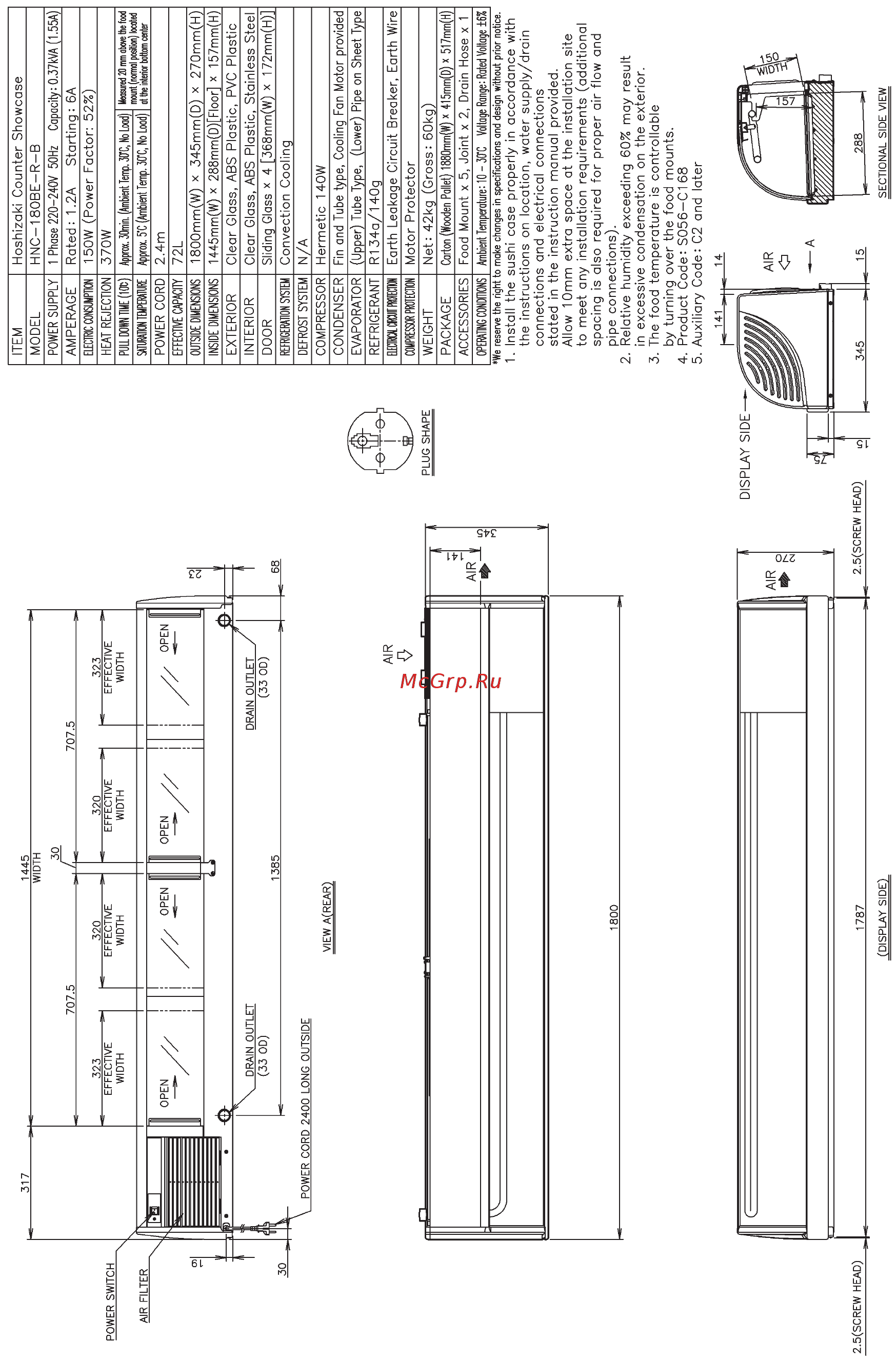Hoshizaki HNC-150-BE-L-B Руководство по эксплуатации онлайн [25/41] 273232