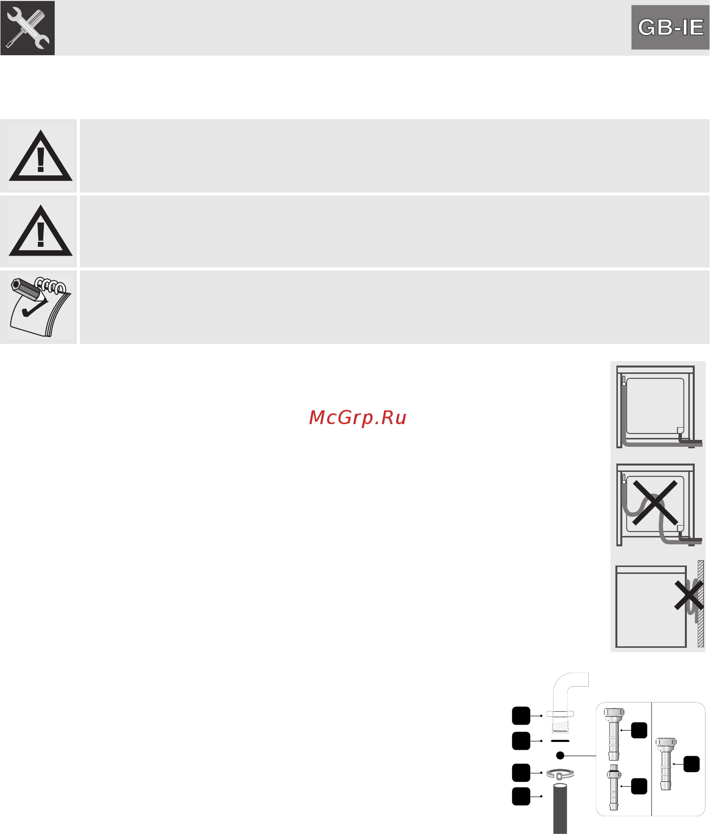 Smeg CS19A-7 [43/50] Instructions for the installer