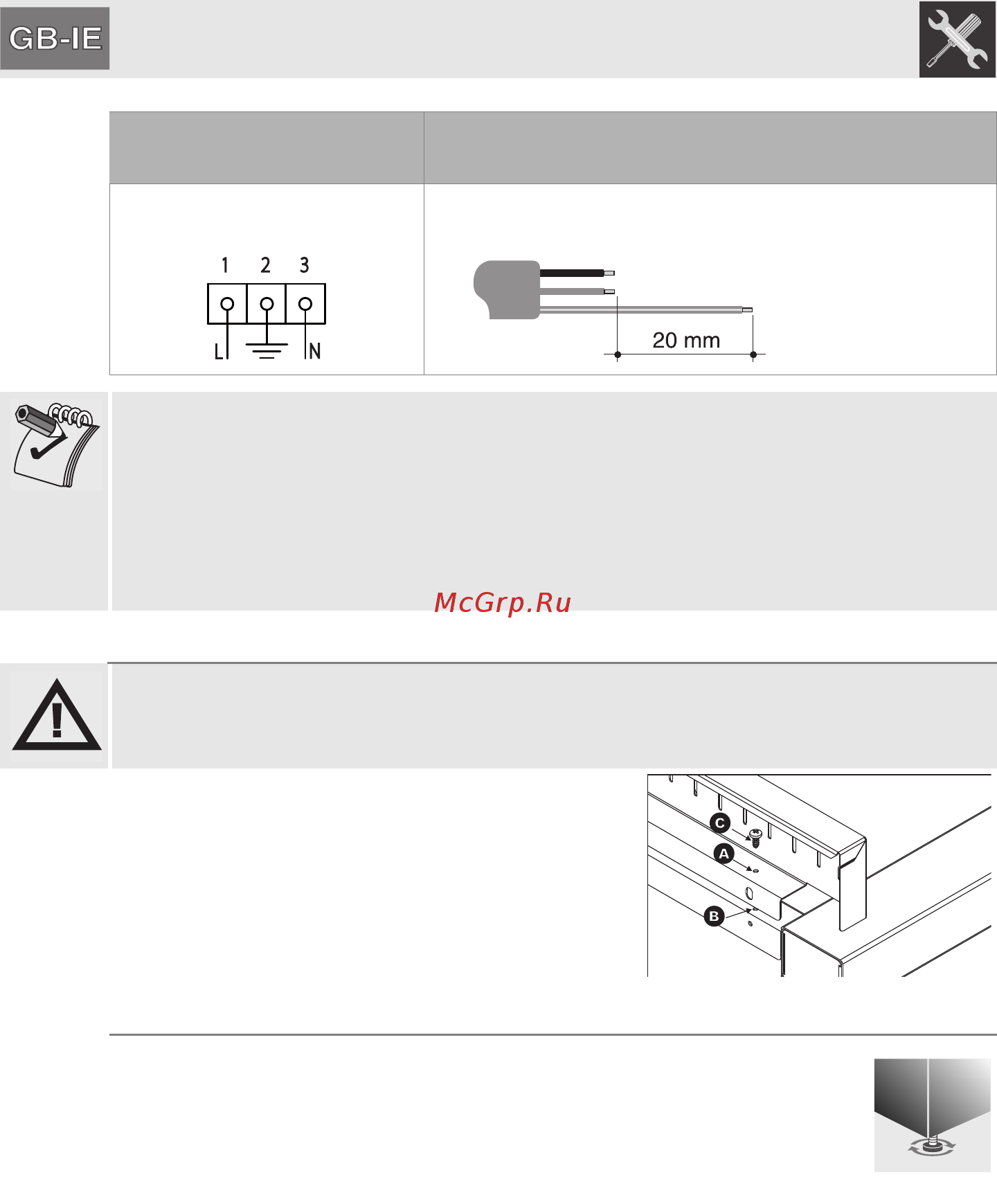 Smeg CS19A-7 [46/50] Instructions for the installer