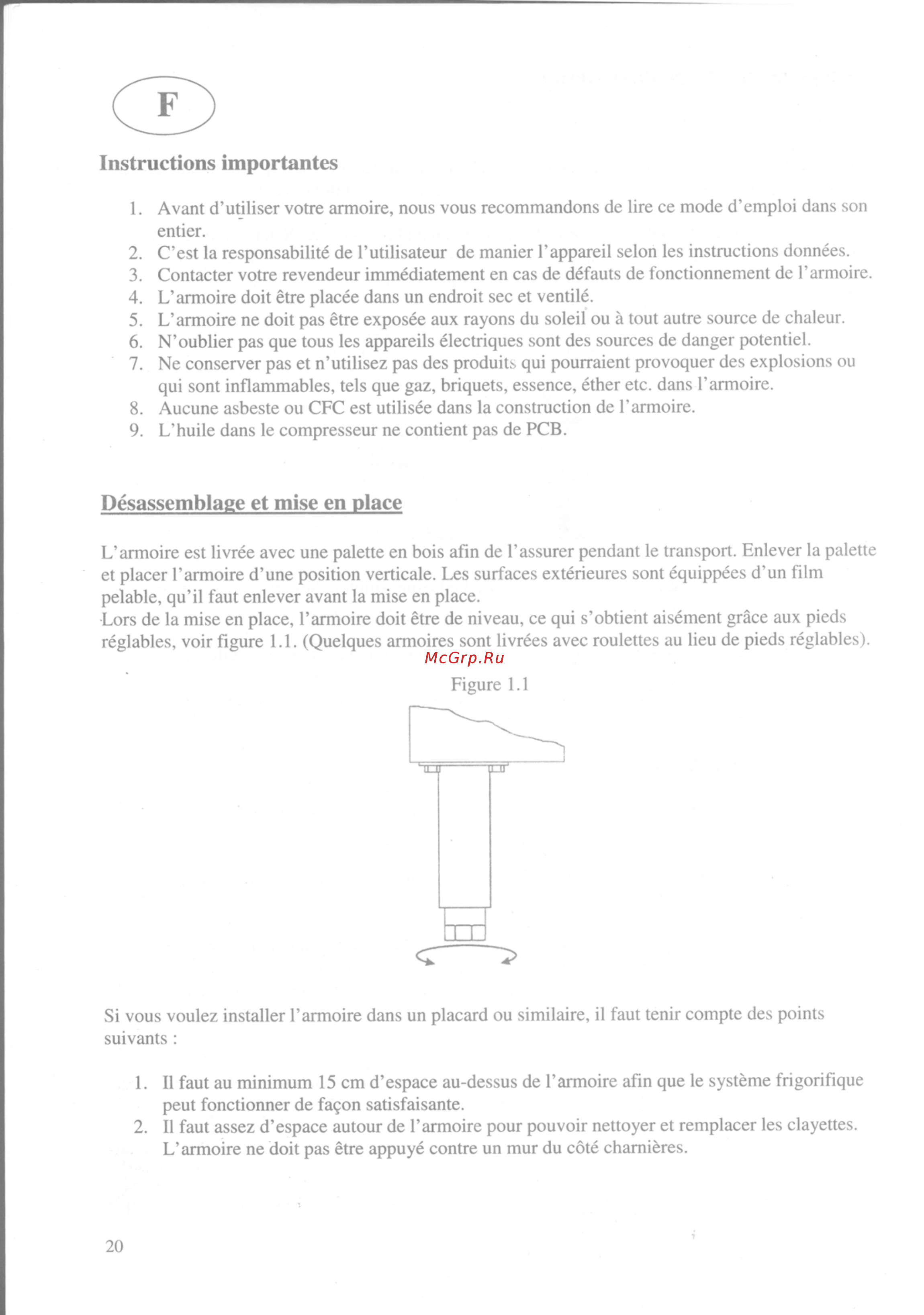 Gastrorag GN600 TNB [20/35] Désassemblage et mise en place