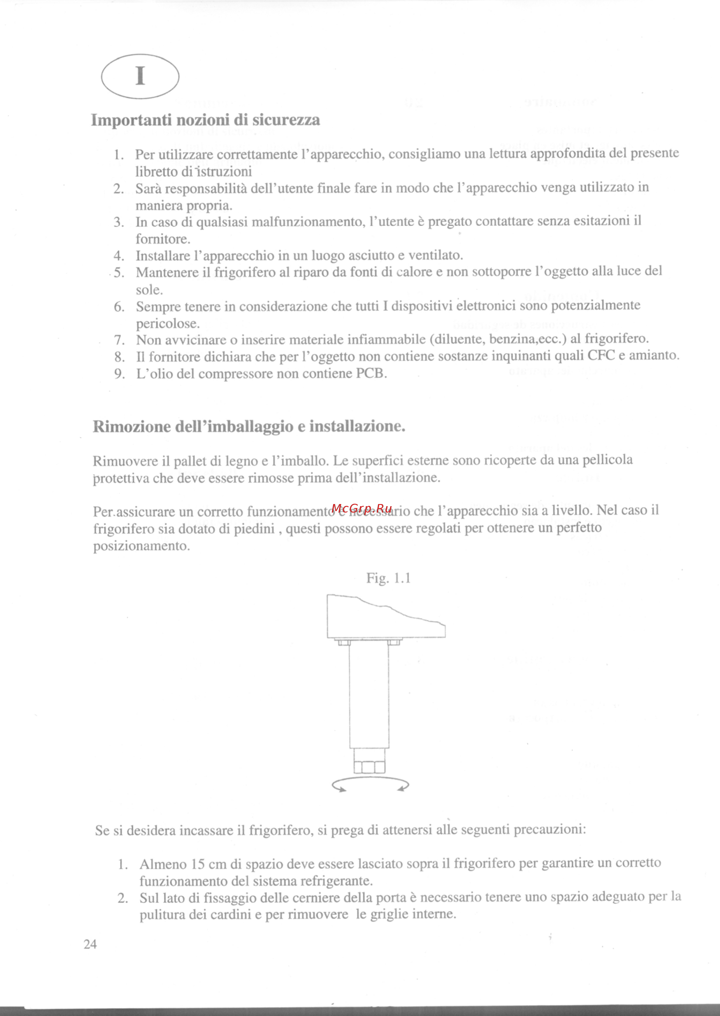 Gastrorag GN1200 BTB [24/35] Importanti nozioni di sicurezza