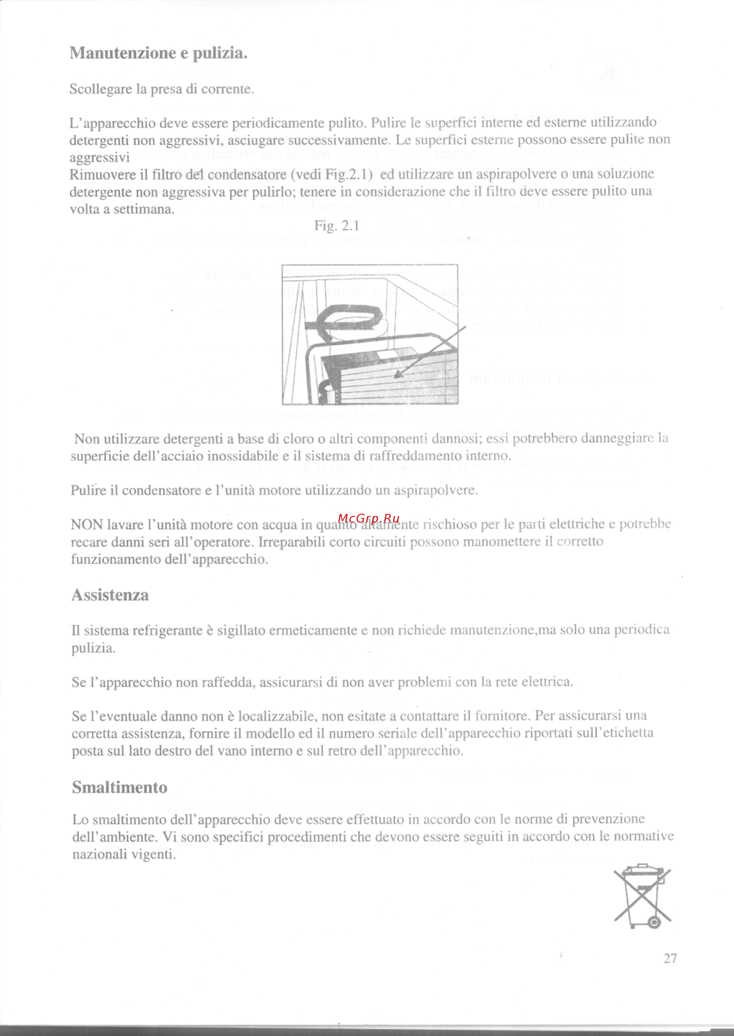 Gastrorag GN1200 BTB [27/35] Assistenza