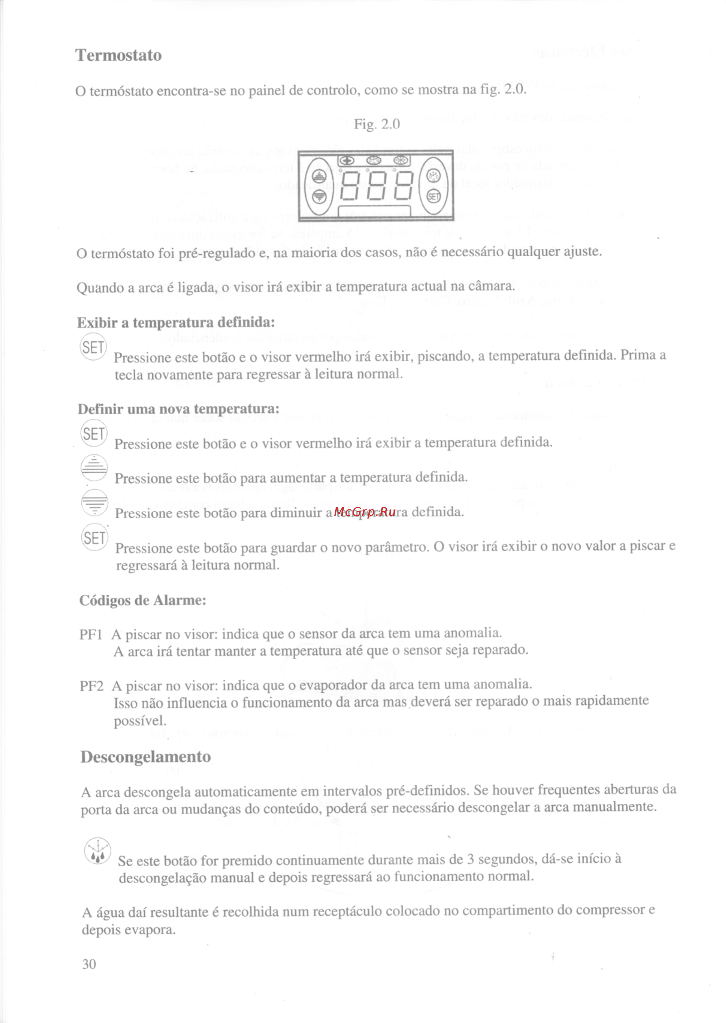 Gastrorag GN1200 BTB [30/35] Descongelamento