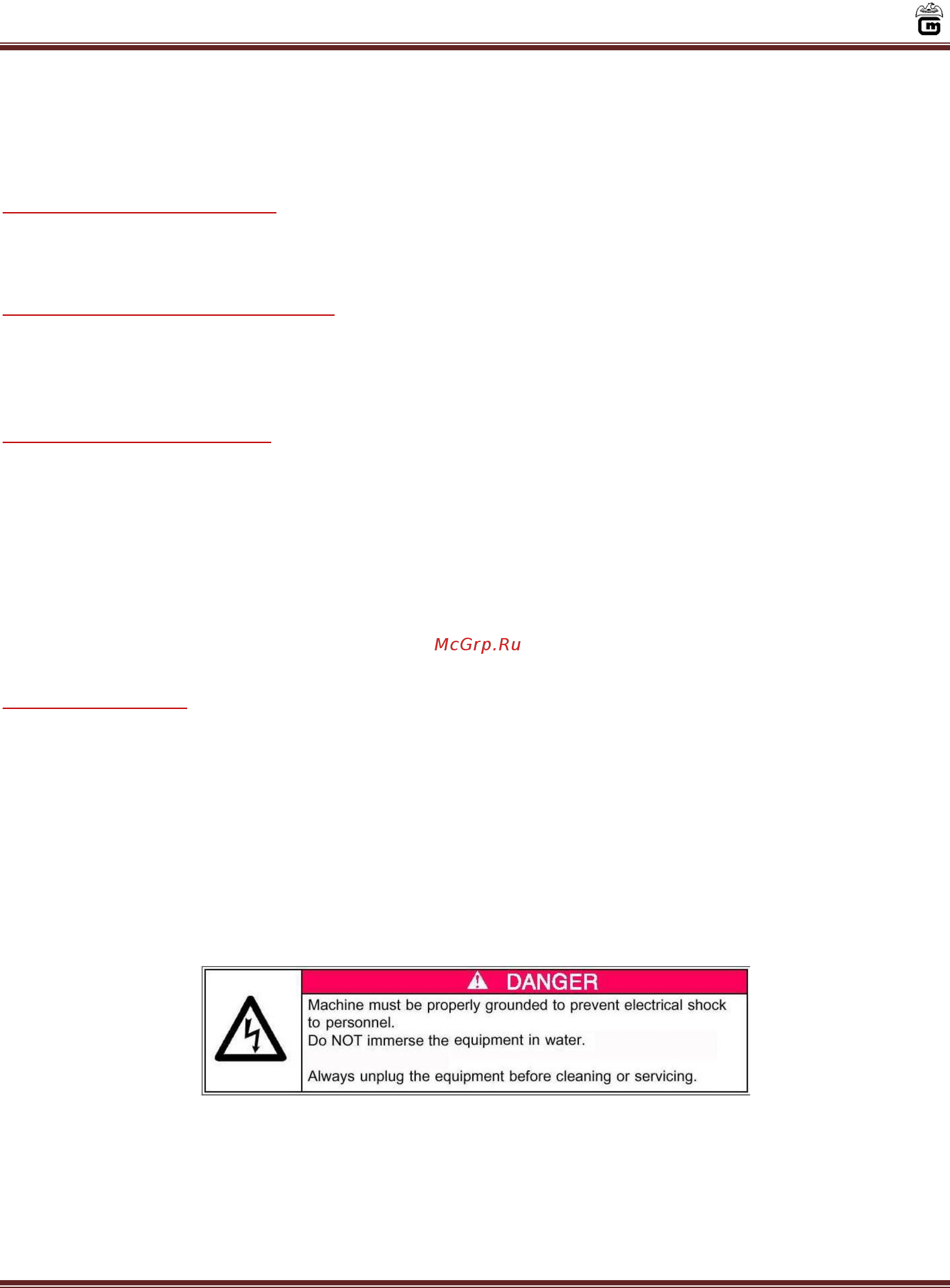 Gold Medal 5280MX [6/15] Cleaning instructions