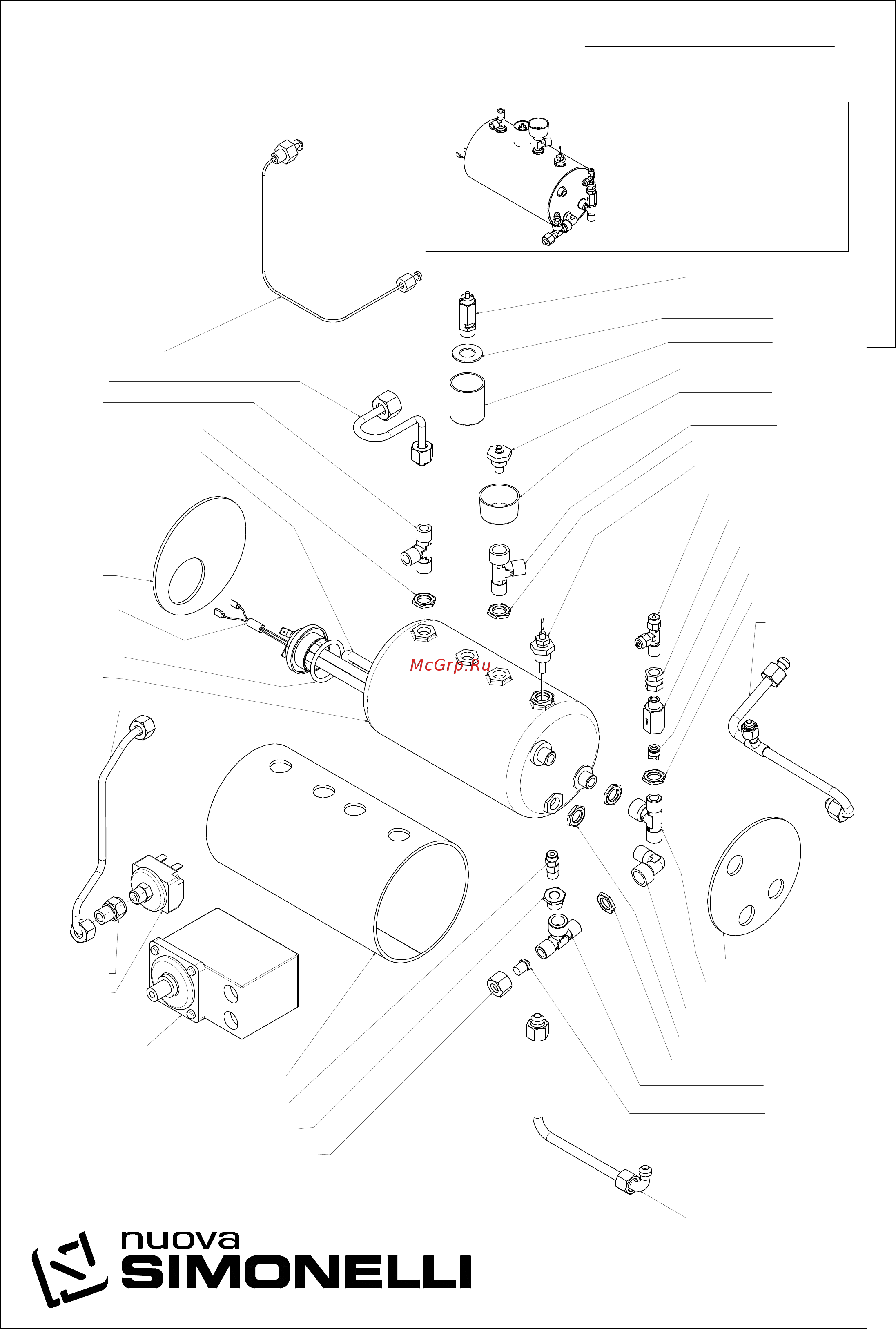 Nuova Simonelli Musica Lux [10/14] Componenti caldaia boiler components