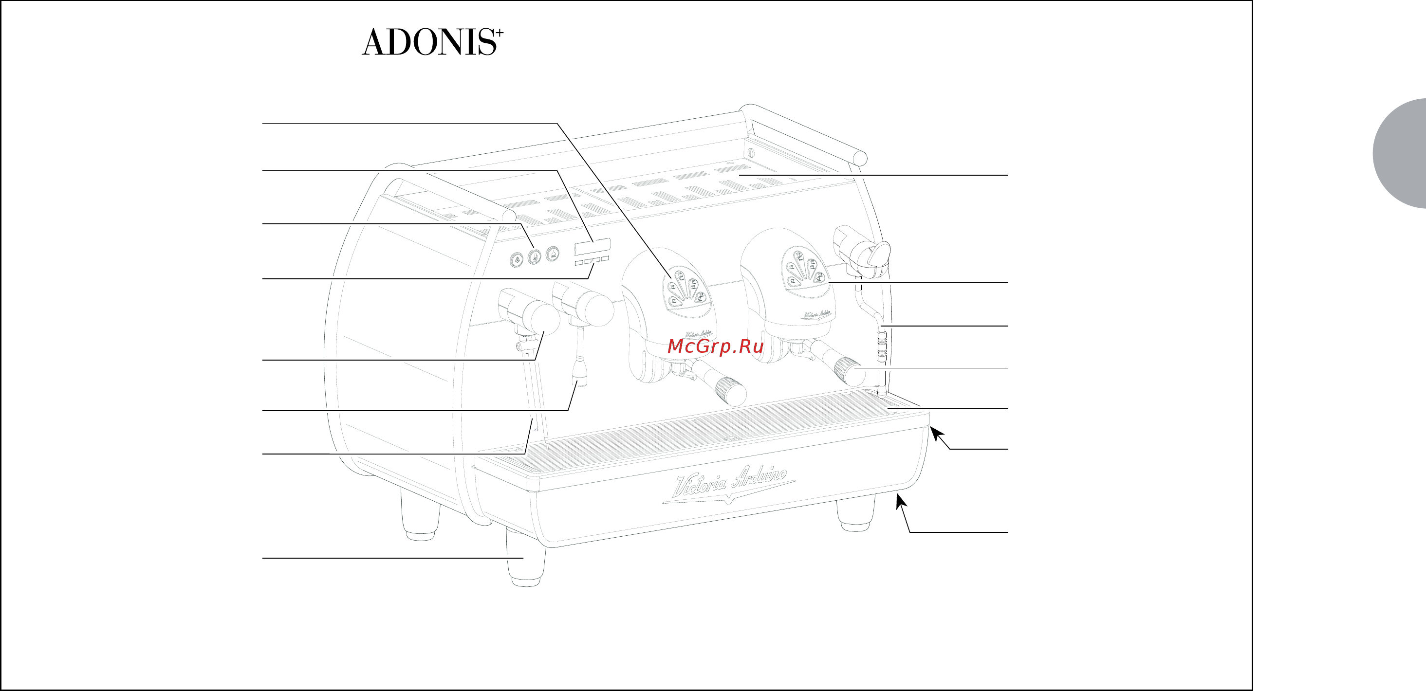 Victoria Arduino Adonis T3 3 Gr красная [11/136] Descrizione digit t3