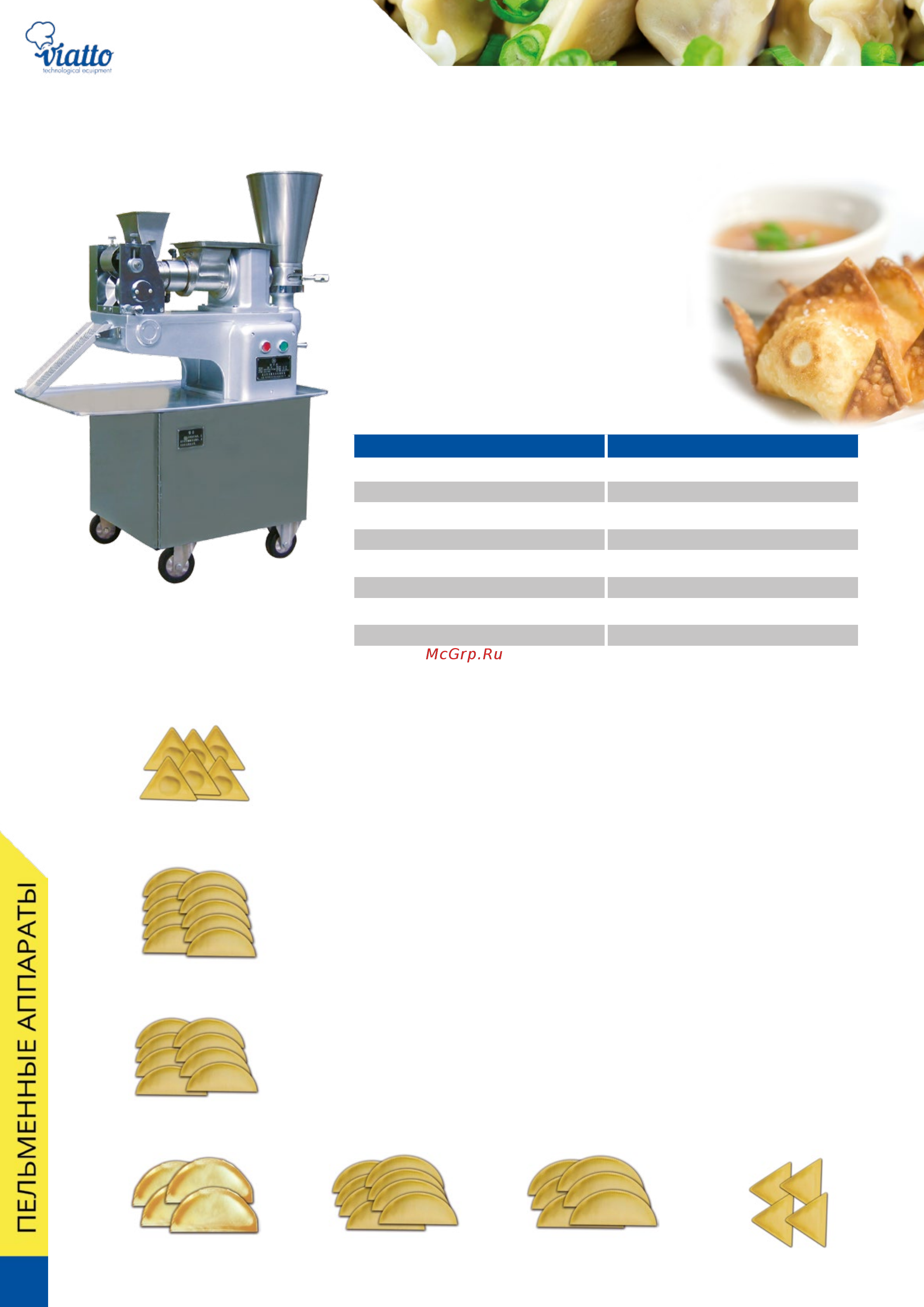 VIATTO HTR120 [26/68] Пельменные аппараты