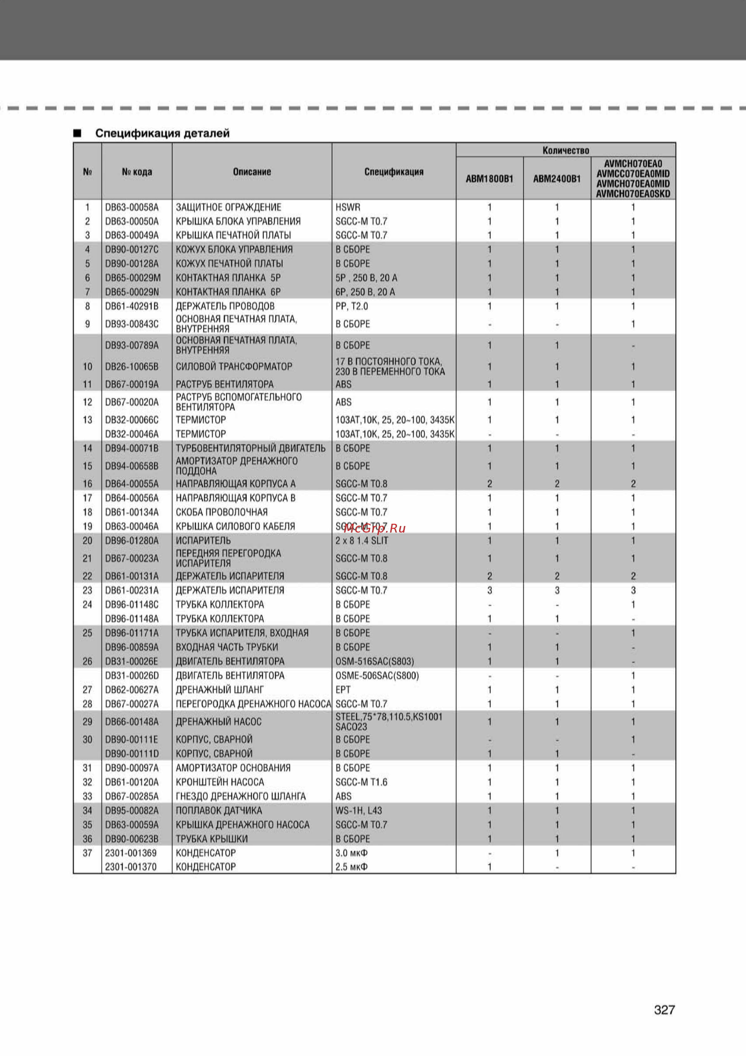 Samsung AVMCH070EA1 внутренний блок кассетного типа [327/372] Ss_278 370_24_07_k pdf_49 tif