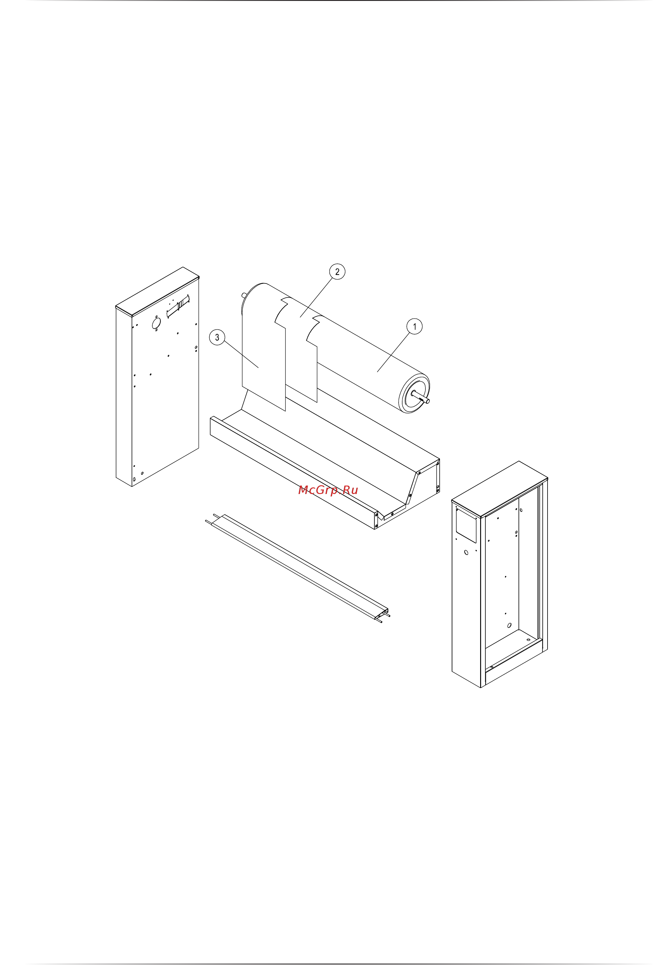 GMP 5060145 для катка  гладильного 1600 VAR [6/32] Ironing roller